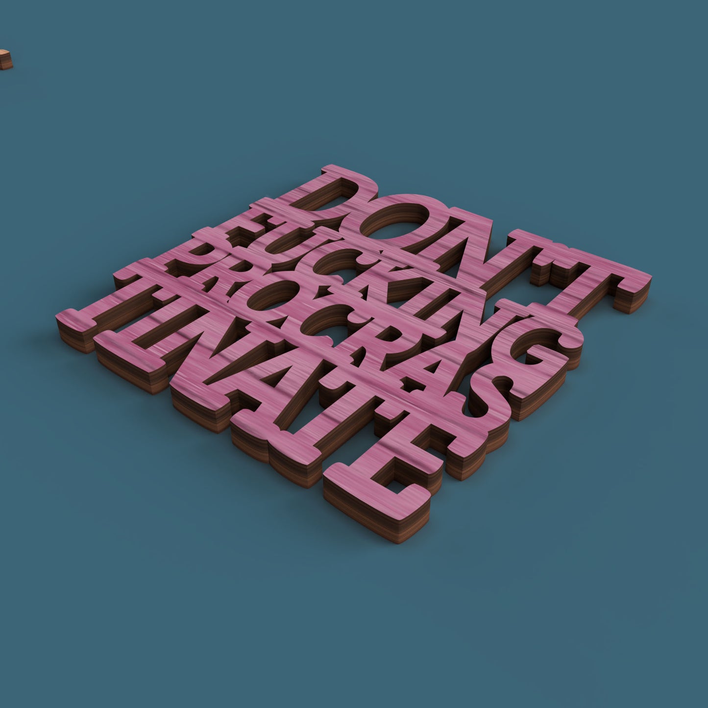 F**k sleep drink coffee Coasters - Laser Cut File - svg dxf pdf eps ai The X Laser Files
