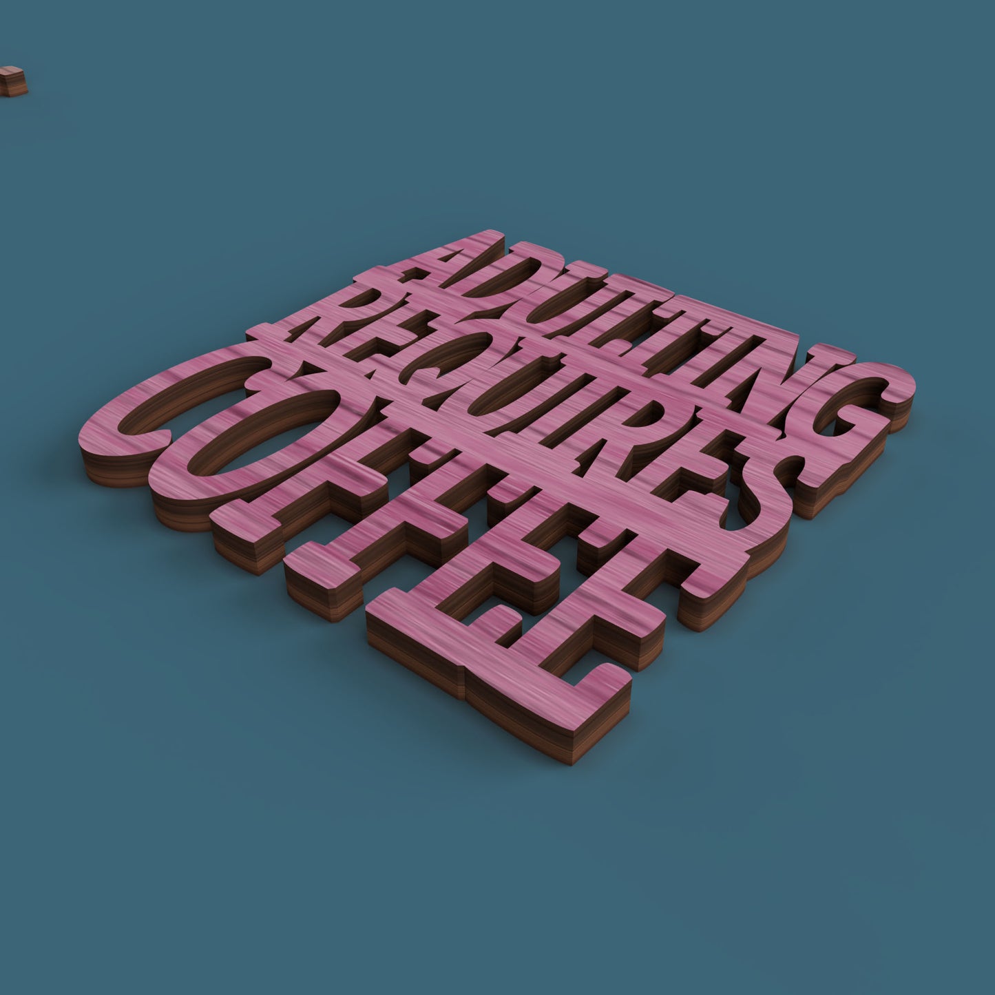 F**k sleep drink coffee Coasters - Laser Cut File - svg dxf pdf eps ai The X Laser Files