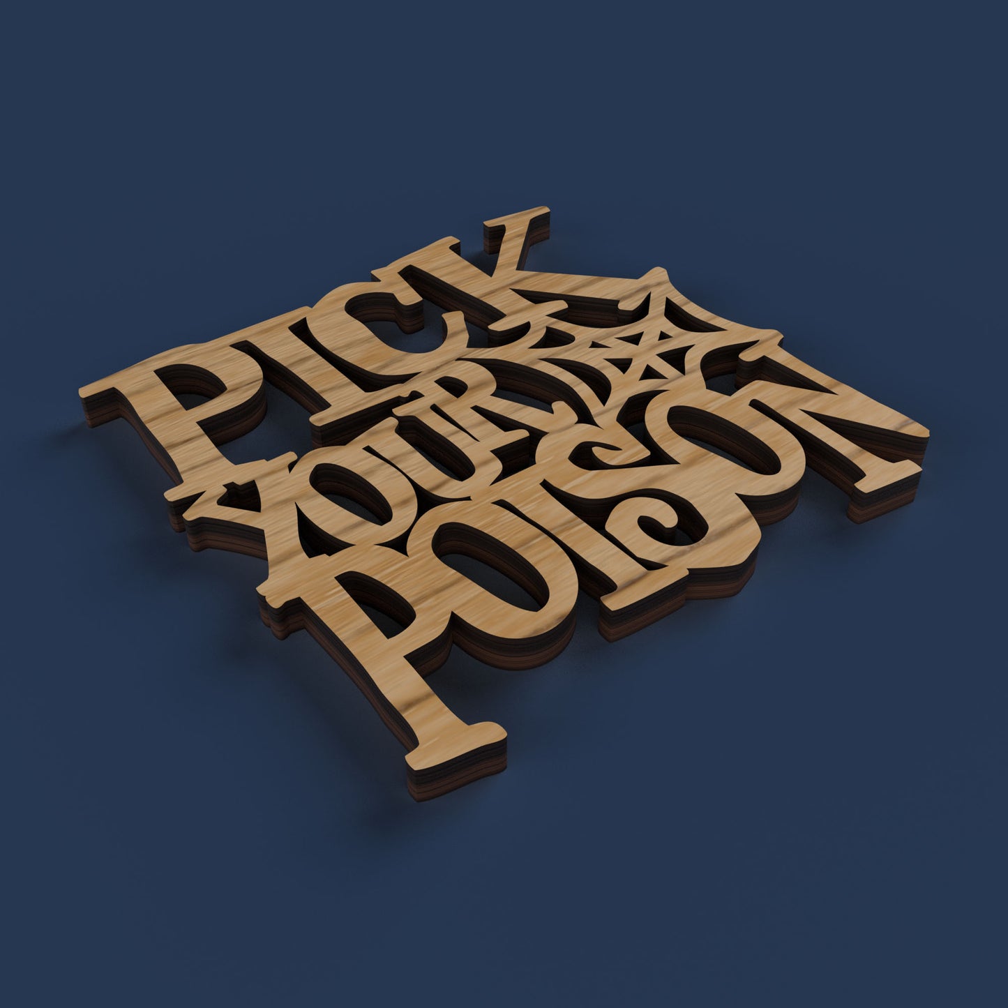 Halloween Drink Coasters - Laser Cut File - svg dxf pdf eps ai The X Laser Files