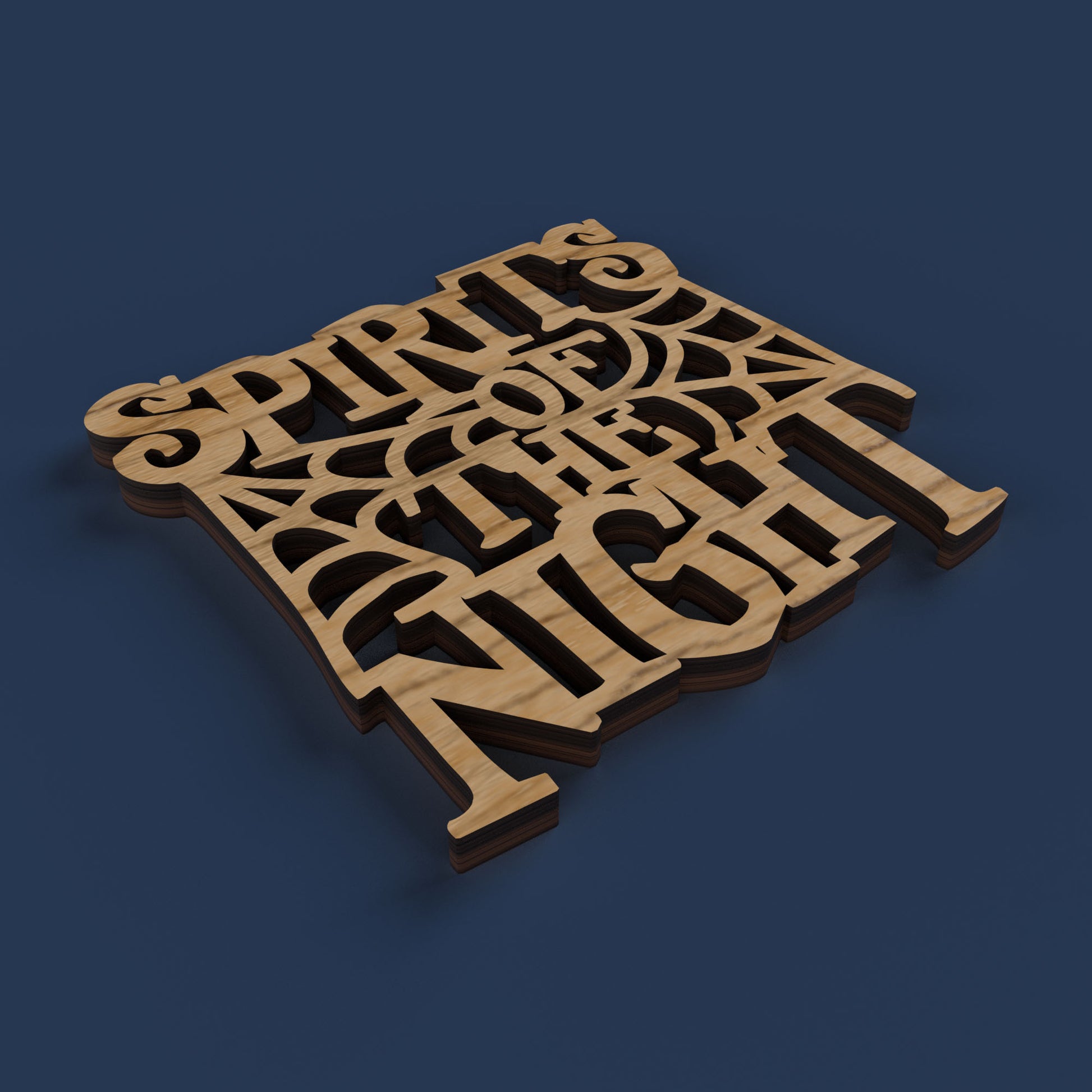 Halloween Drink Coasters -Laser Cut File - The X Laser Files