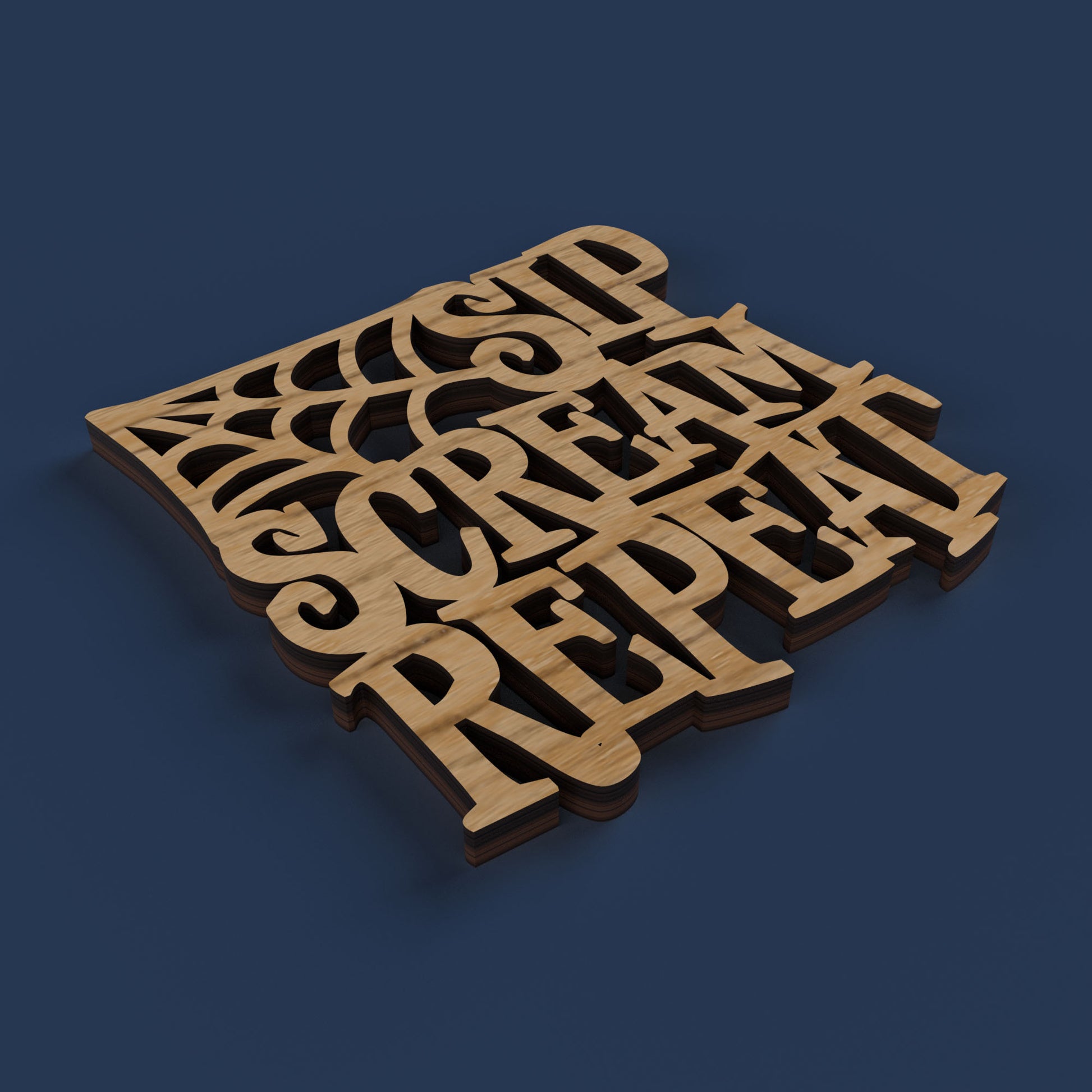 Halloween Drink Coasters -Laser Cut File - The X Laser Files