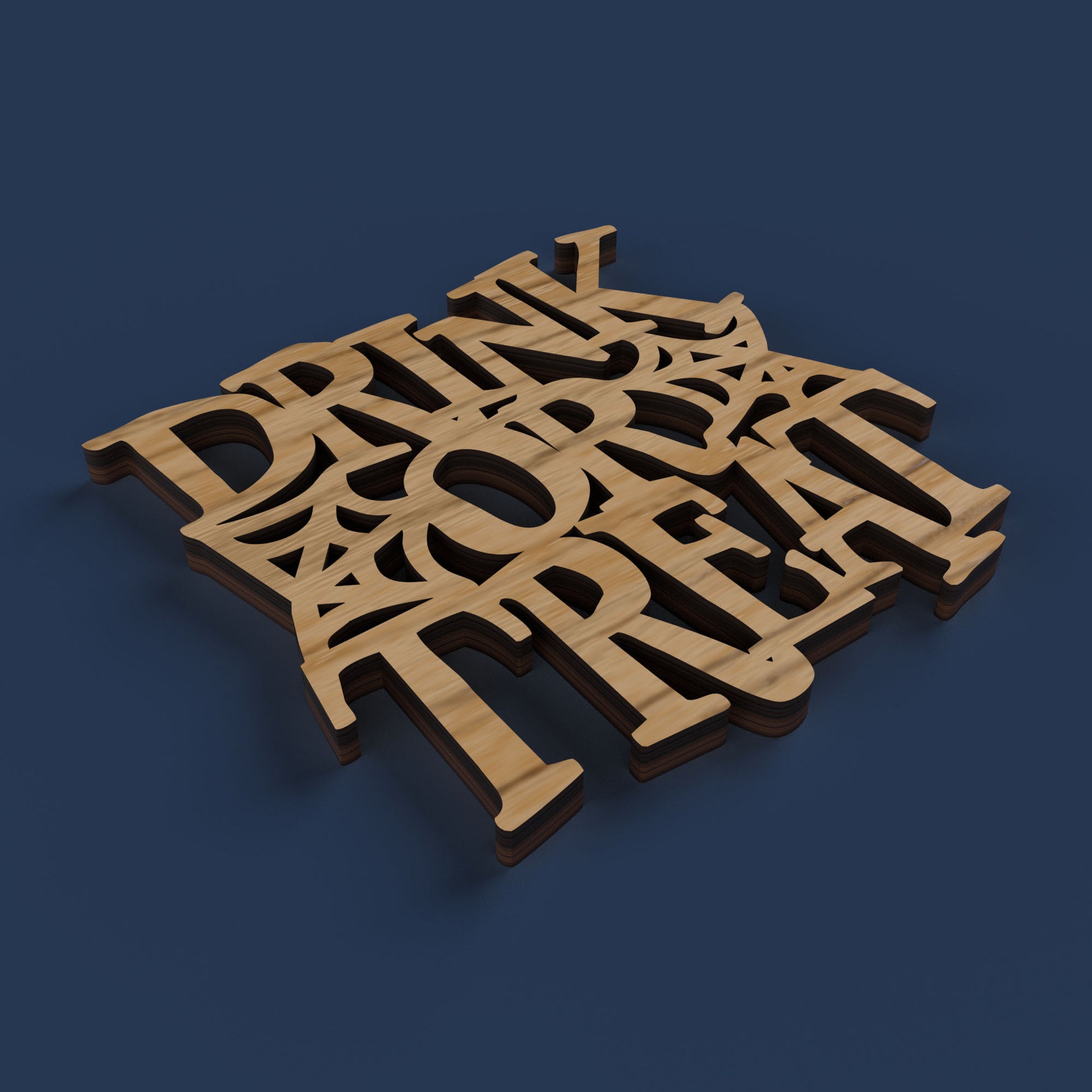 Halloween Drink Coasters -Laser Cut File - The X Laser Files