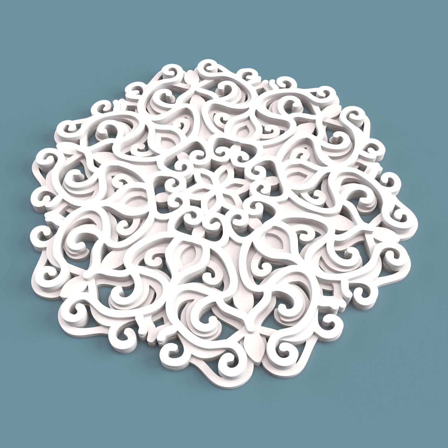 Mandala 02 - Laser Cut File - svg dxf pdf eps ai The X Laser Files