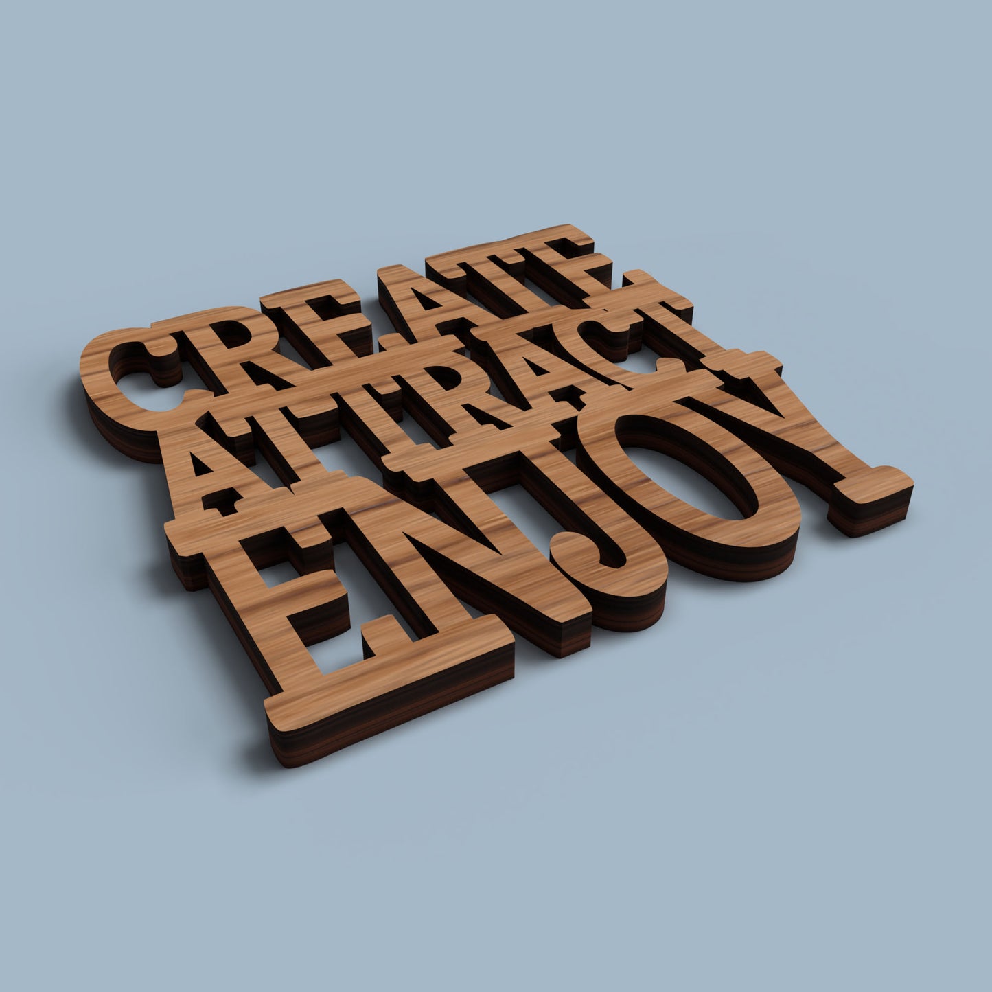 Manifest Coasters - Laser Cut File - svg dxf pdf eps ai The X Laser Files