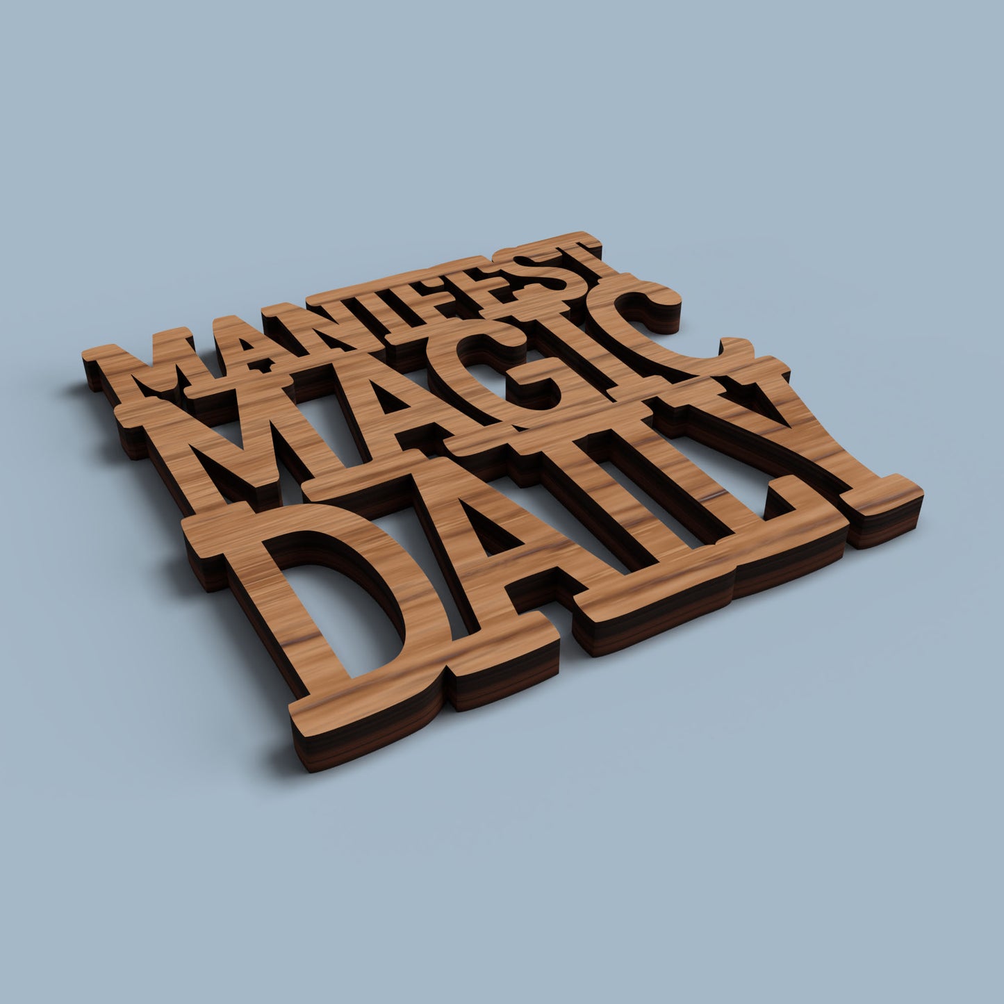 Manifest Coasters - Laser Cut File - svg dxf pdf eps ai The X Laser Files
