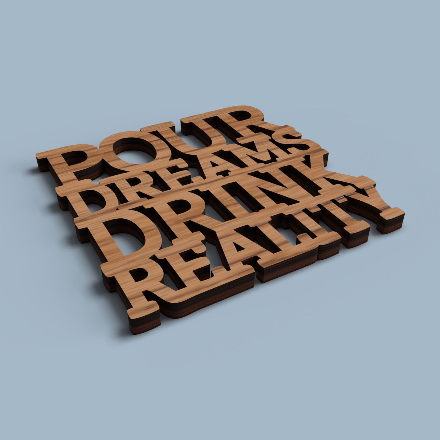 Manifest Coasters - Laser Cut File - svg dxf pdf eps ai The X Laser Files