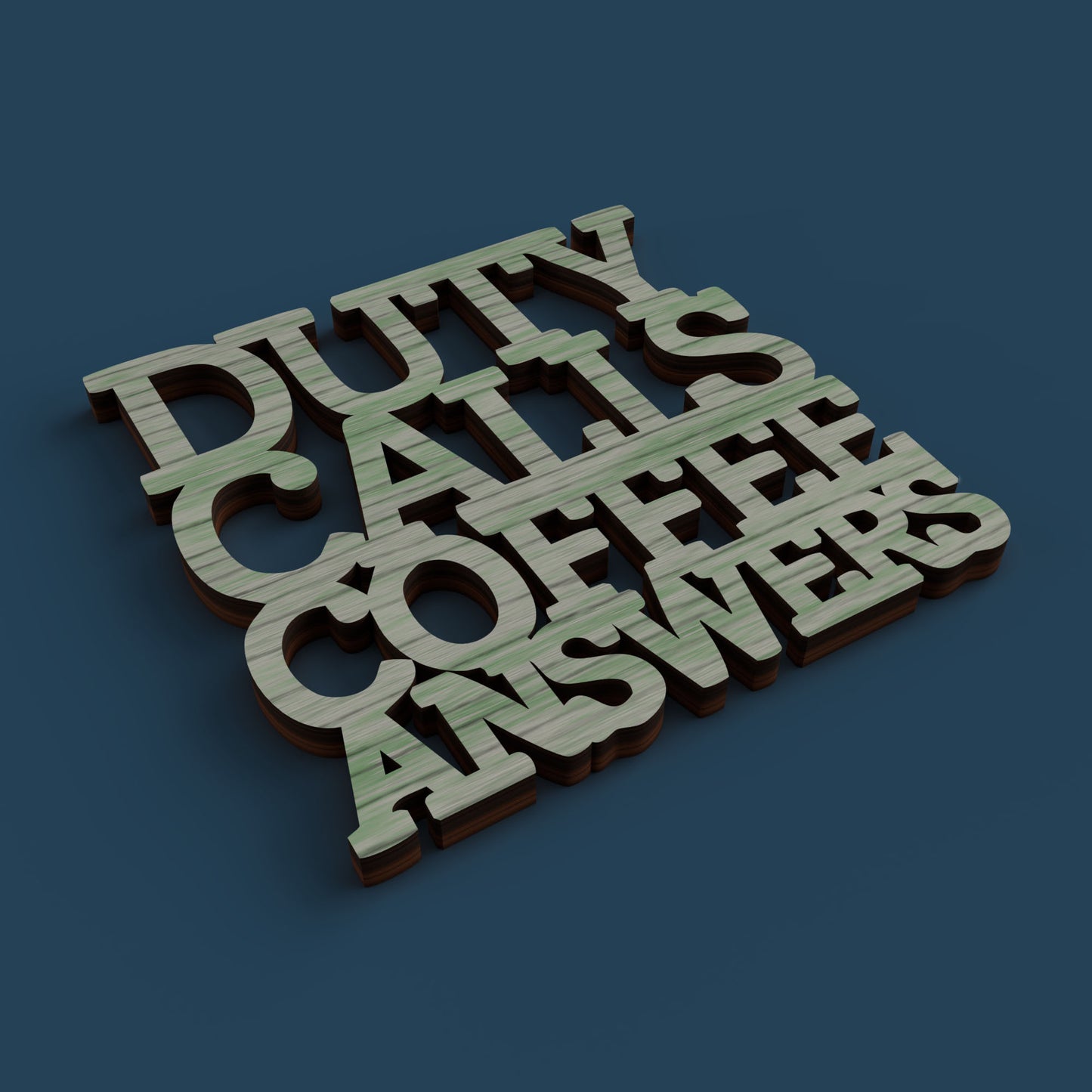 Military Coasters -Laser Cut File - The X Laser Files