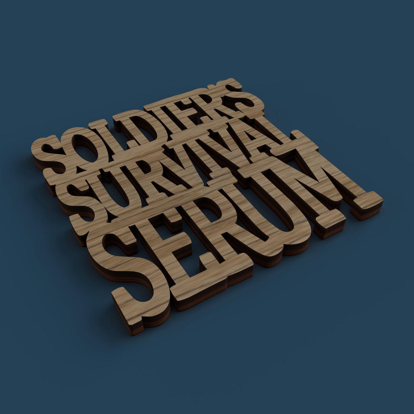 Military Coasters -Laser Cut File - The X Laser Files