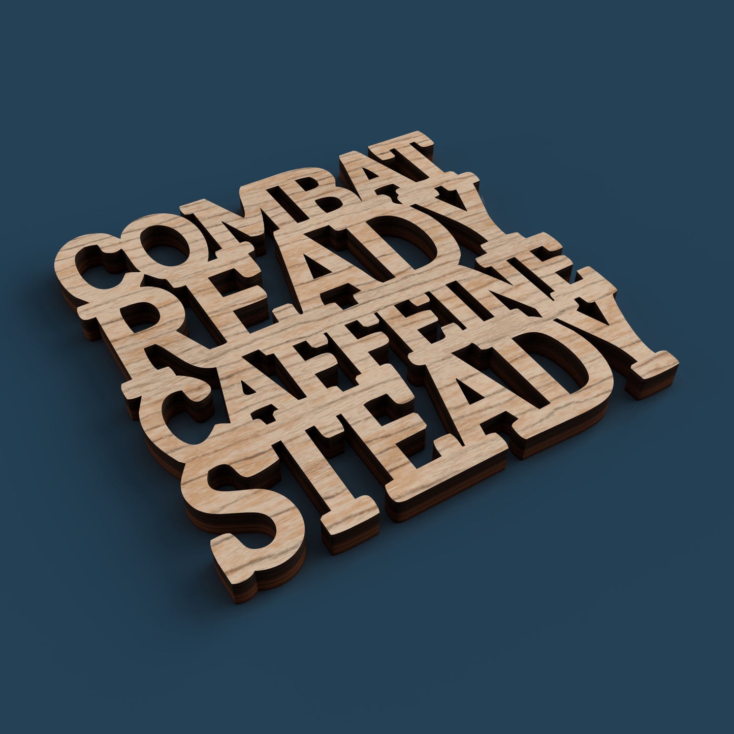 Military Coasters -Laser Cut File - The X Laser Files