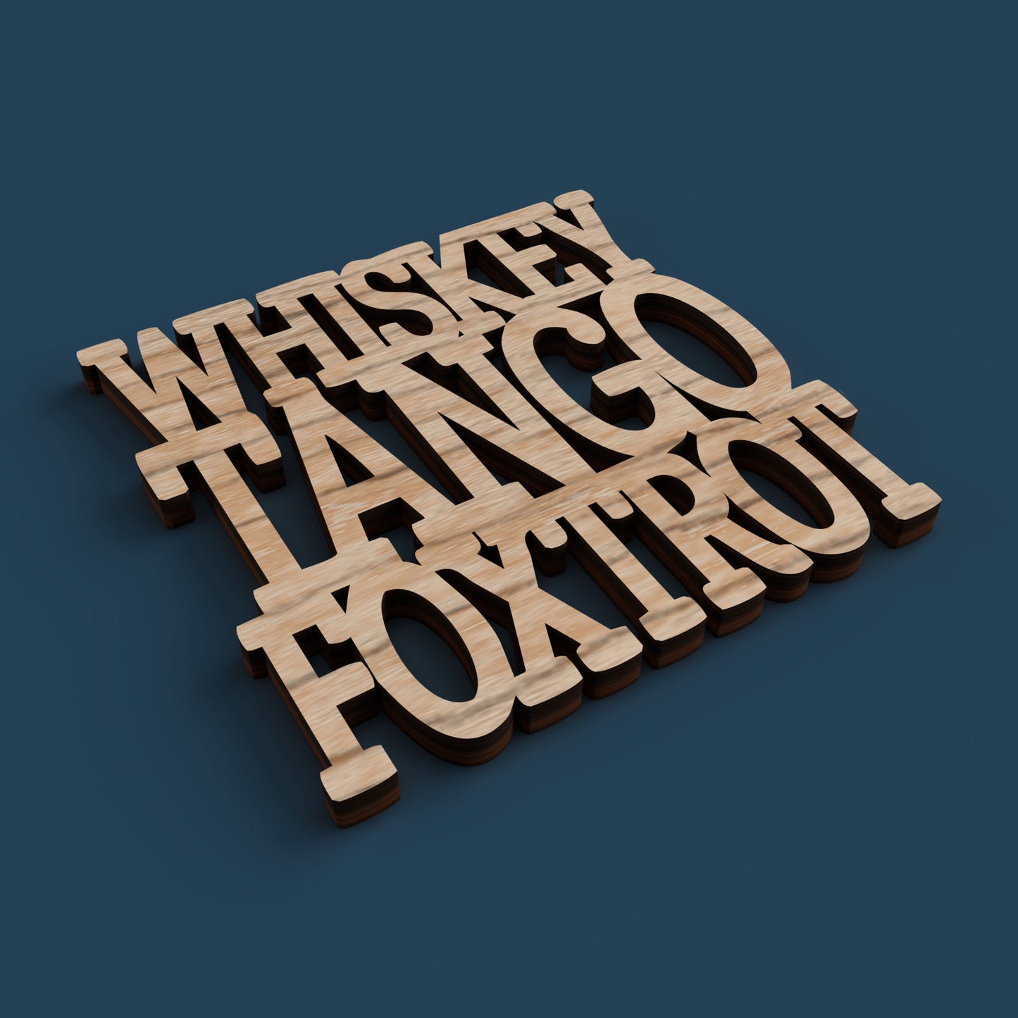 Military Coasters -Laser Cut File - The X Laser Files