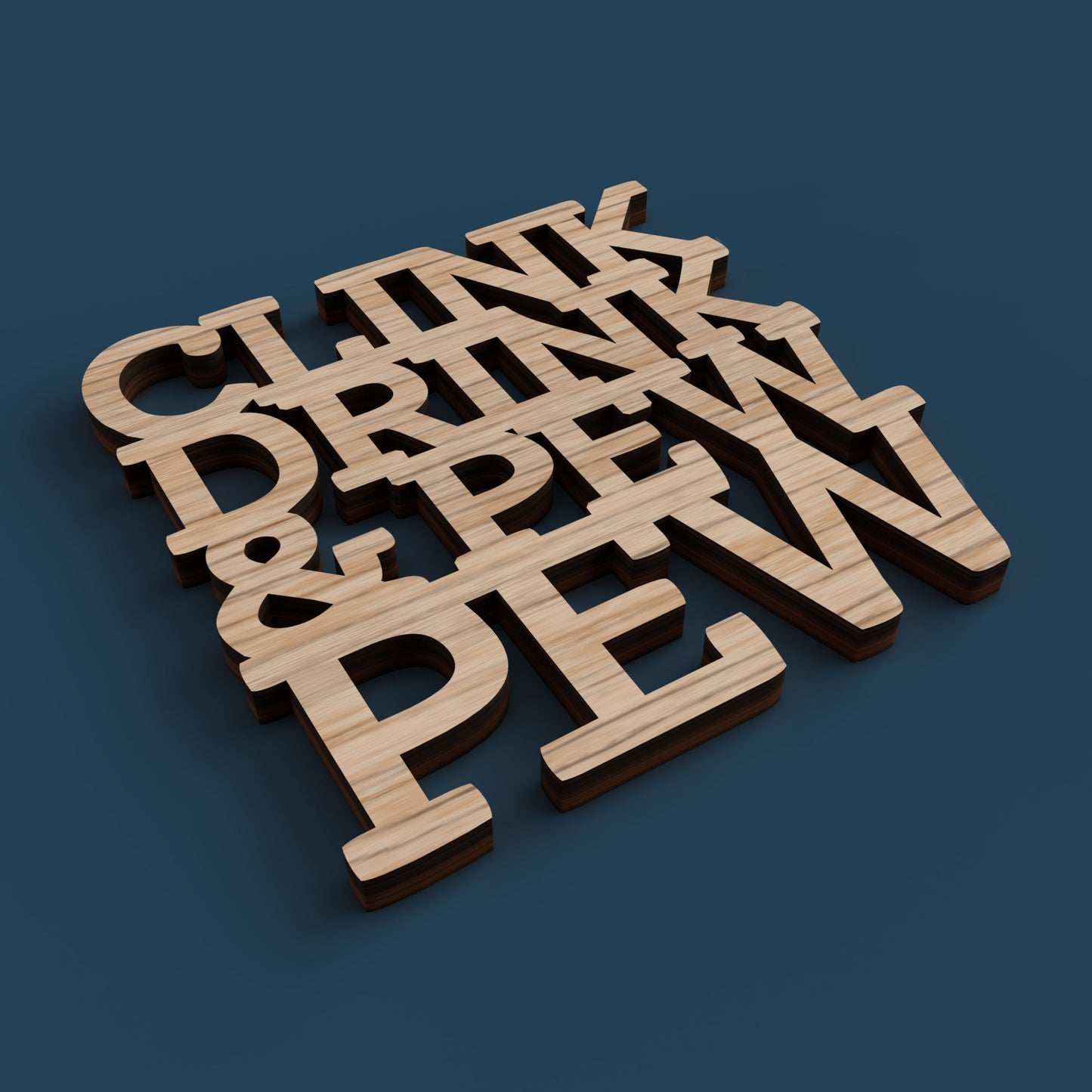 Military Coasters -Laser Cut File - The X Laser Files