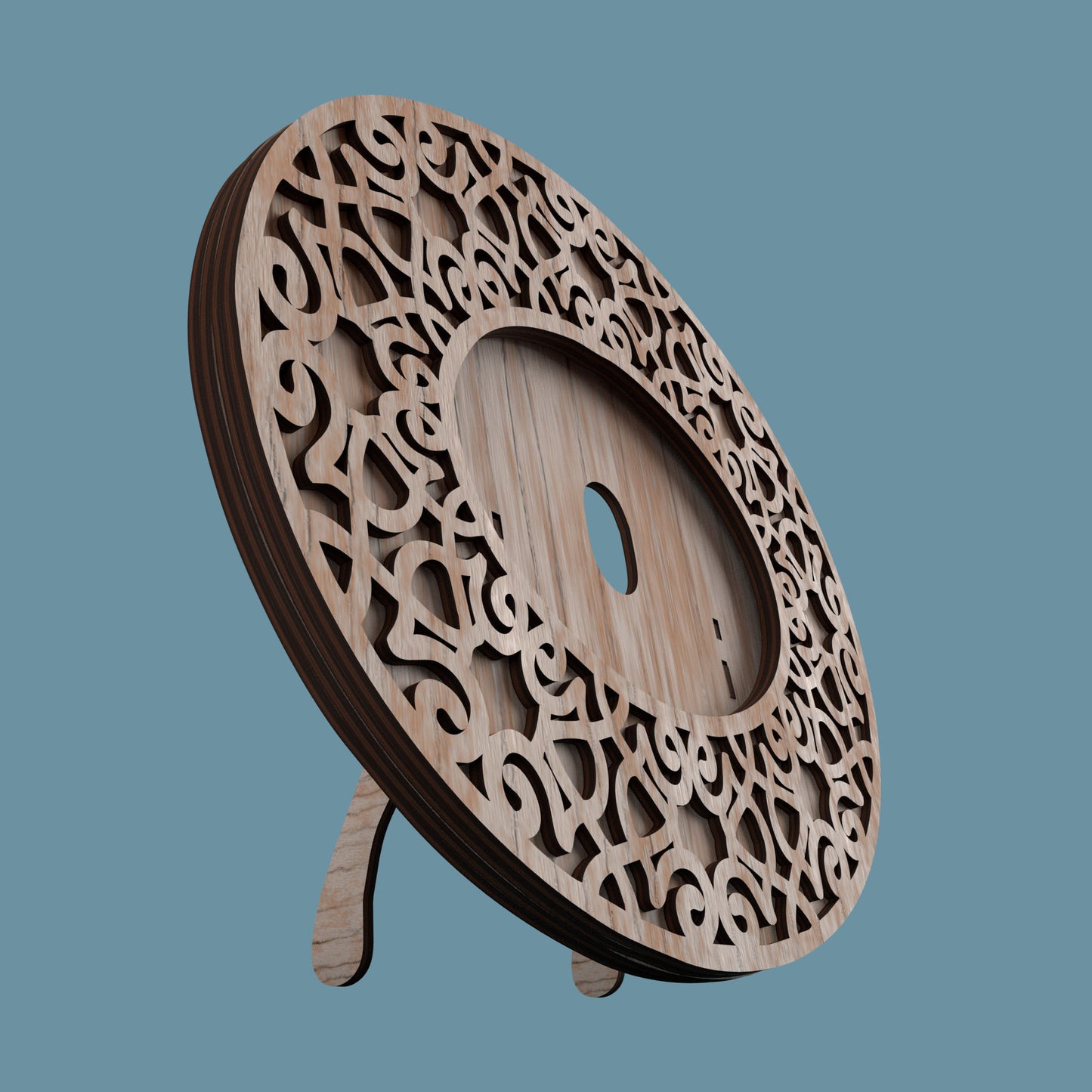 Oval Photo Frame Cast Iron -Laser Cut File - The X Laser Files