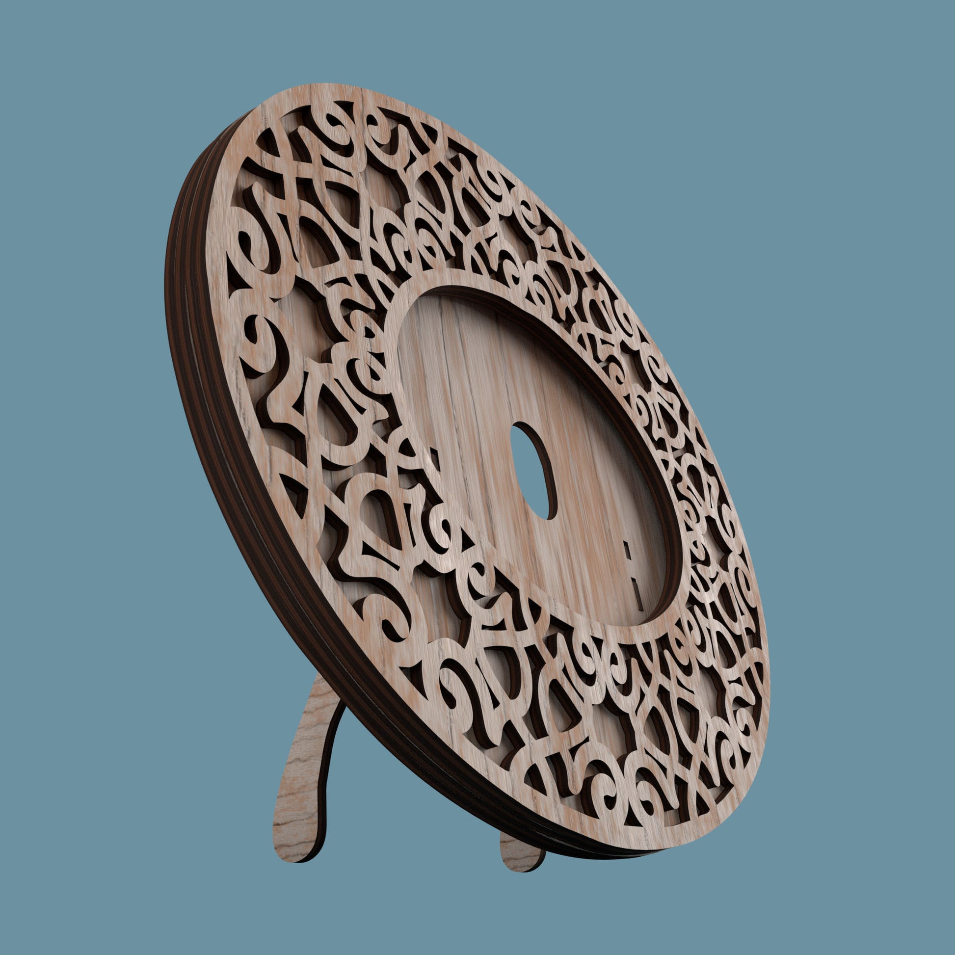 Oval Photo Frame Cast Iron -Laser Cut File - The X Laser Files