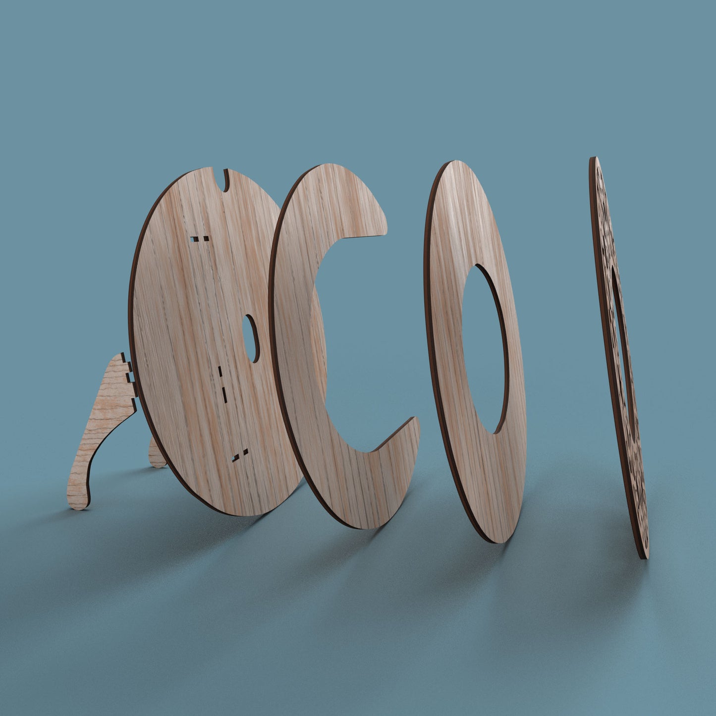 Oval Photo Frame Cast Iron -Laser Cut File - The X Laser Files