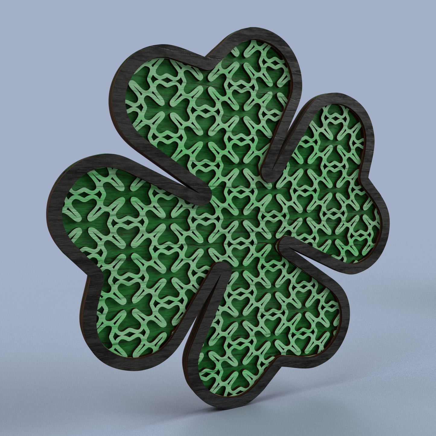 St Patrick's Day Shamrock Sign -Laser Cut File - The X Laser Files