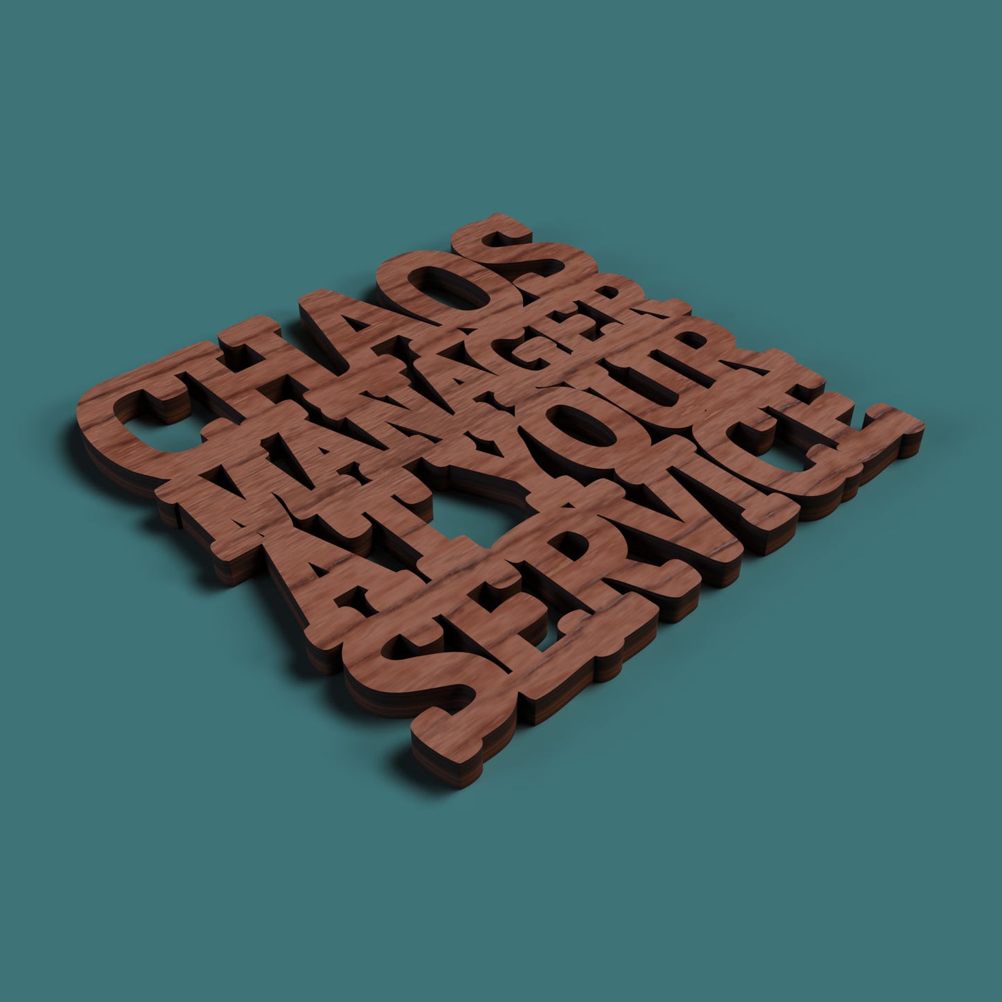 Teacher Coasters -Laser Cut File - The X Laser Files
