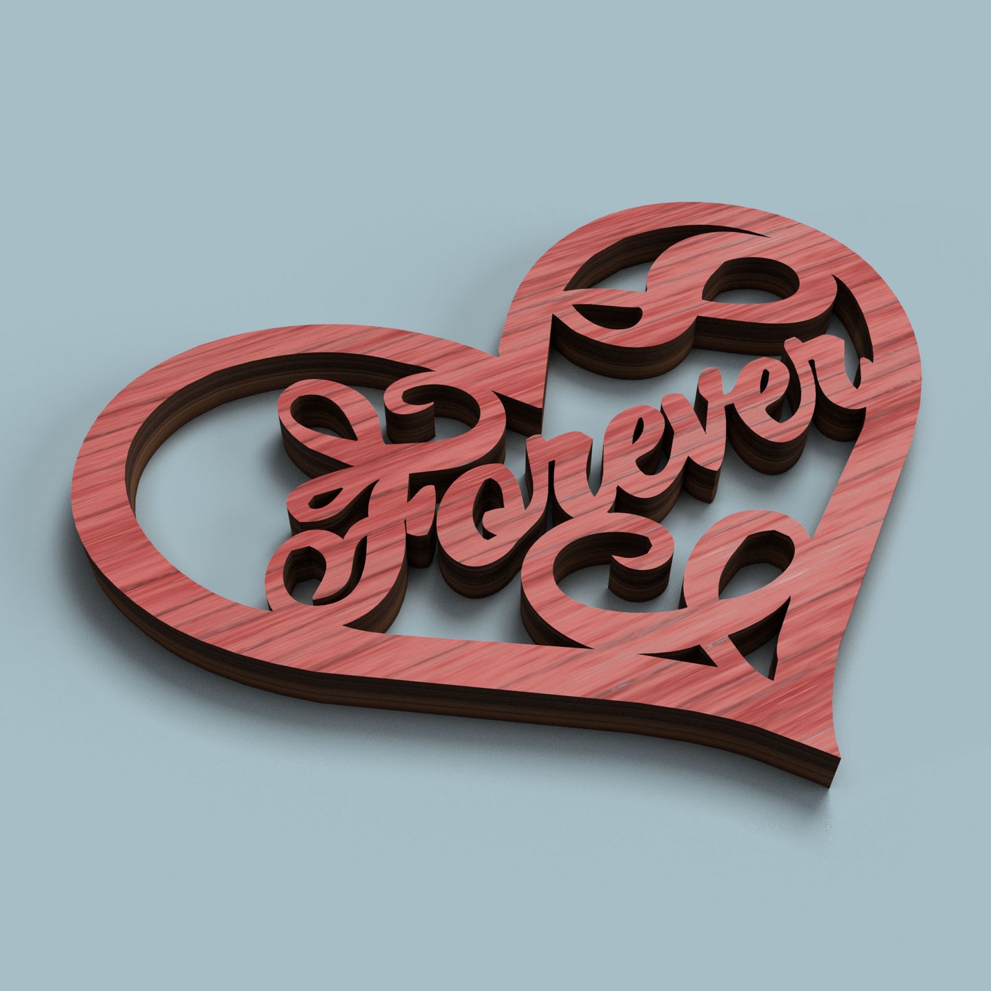 Valentine Hearts 12 Set - Laser Cut File - svg dxf pdf eps ai The X Laser Files