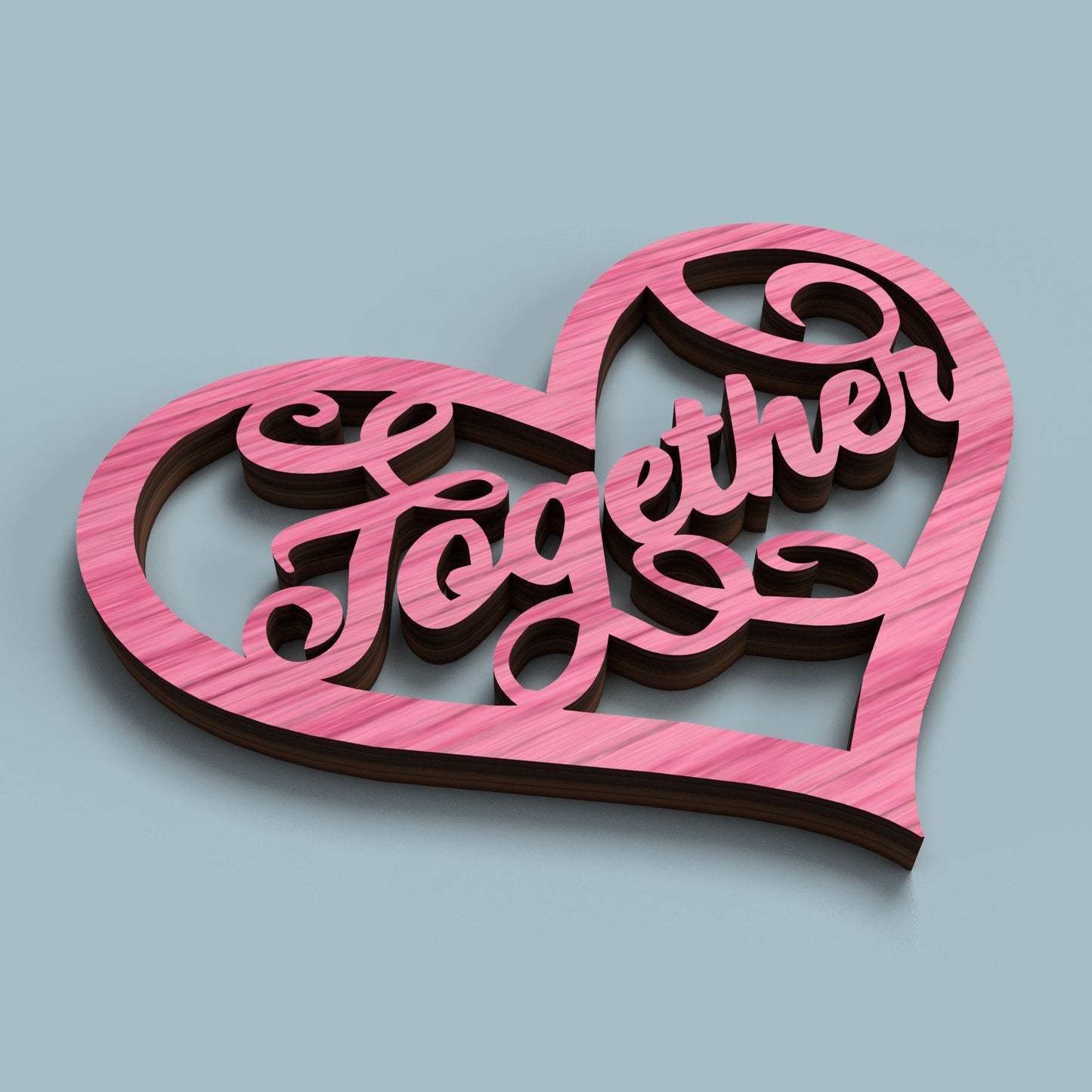 Valentine Hearts 12 Set - Laser Cut File - svg dxf pdf eps ai The X Laser Files