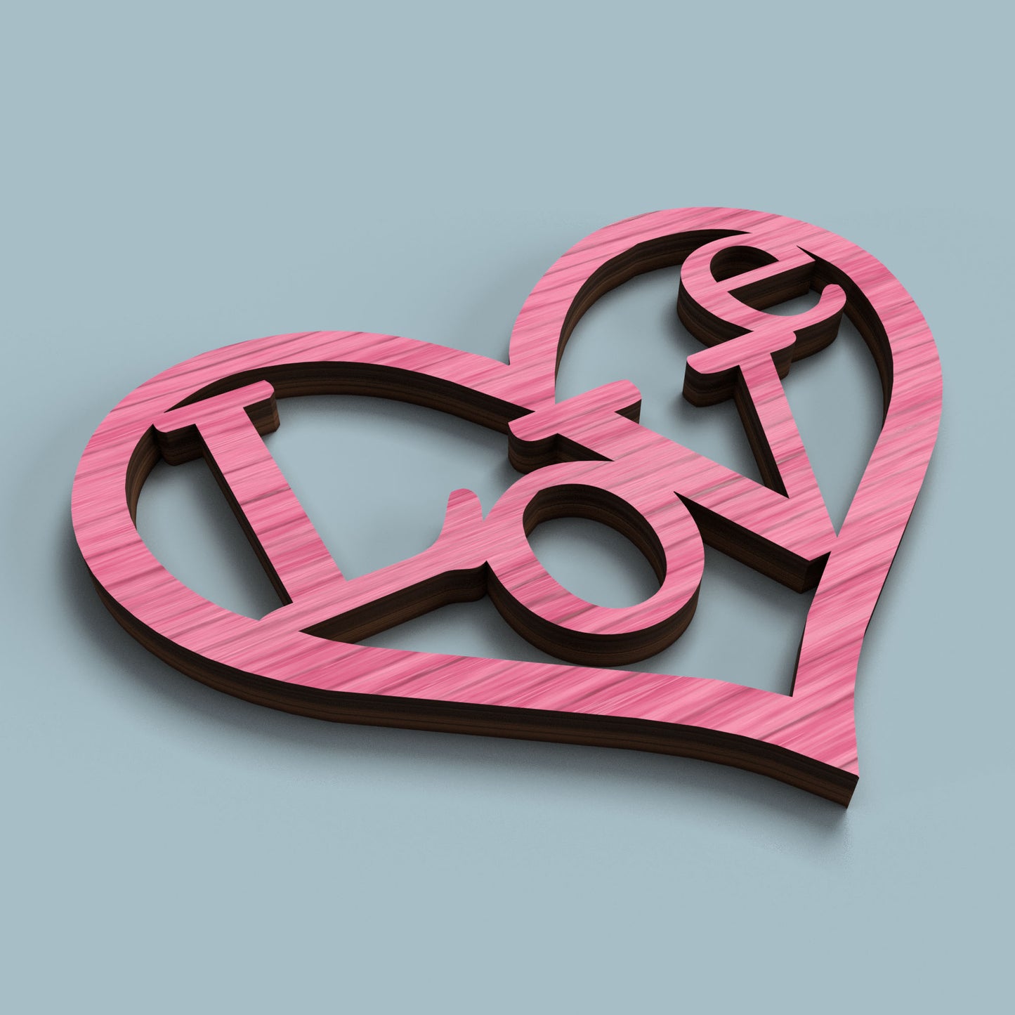Valentine Hearts 12 Set - Laser Cut File - svg dxf pdf eps ai The X Laser Files