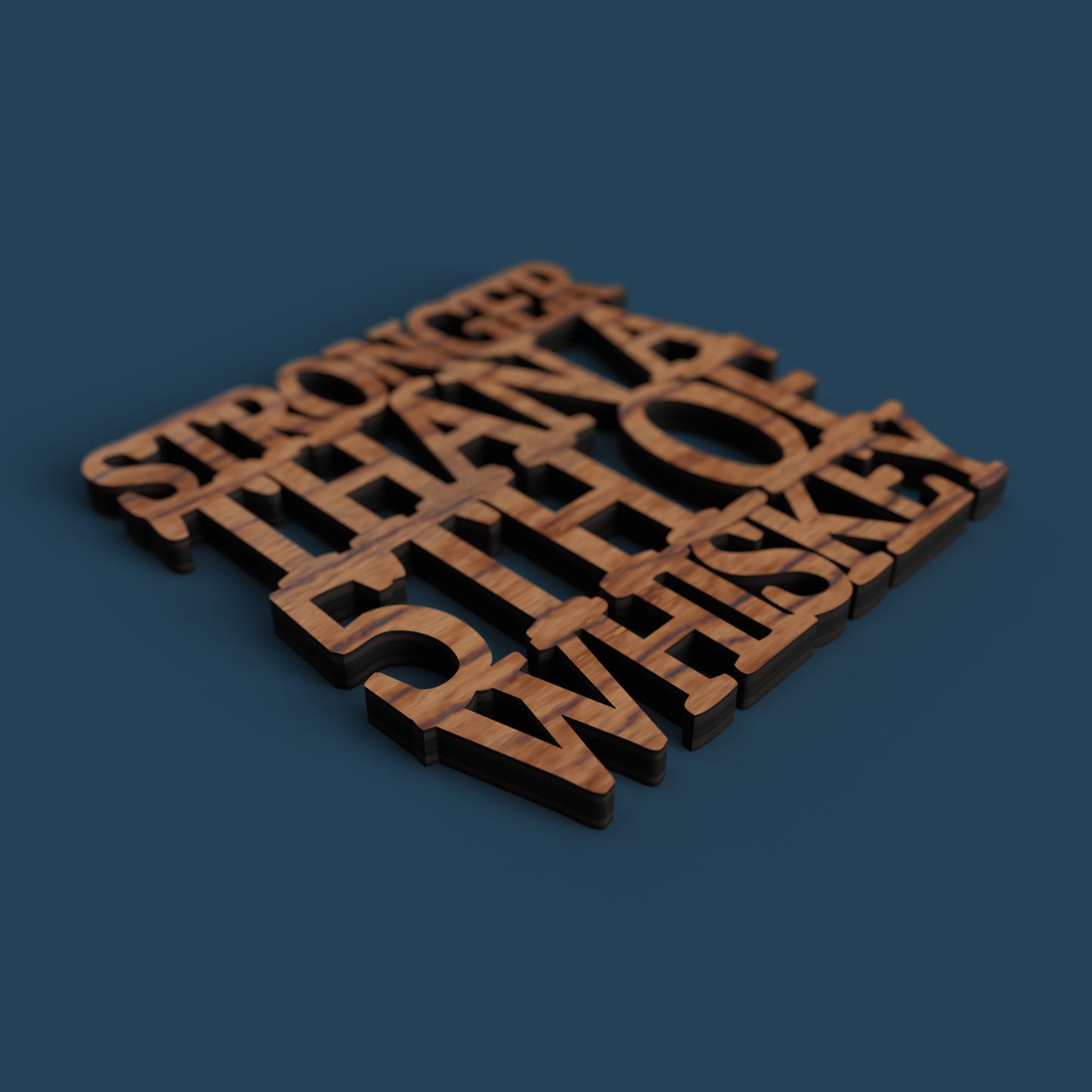 Whiskey Coasters - Laser Cut File - svg dxf pdf eps ai The X Laser Files