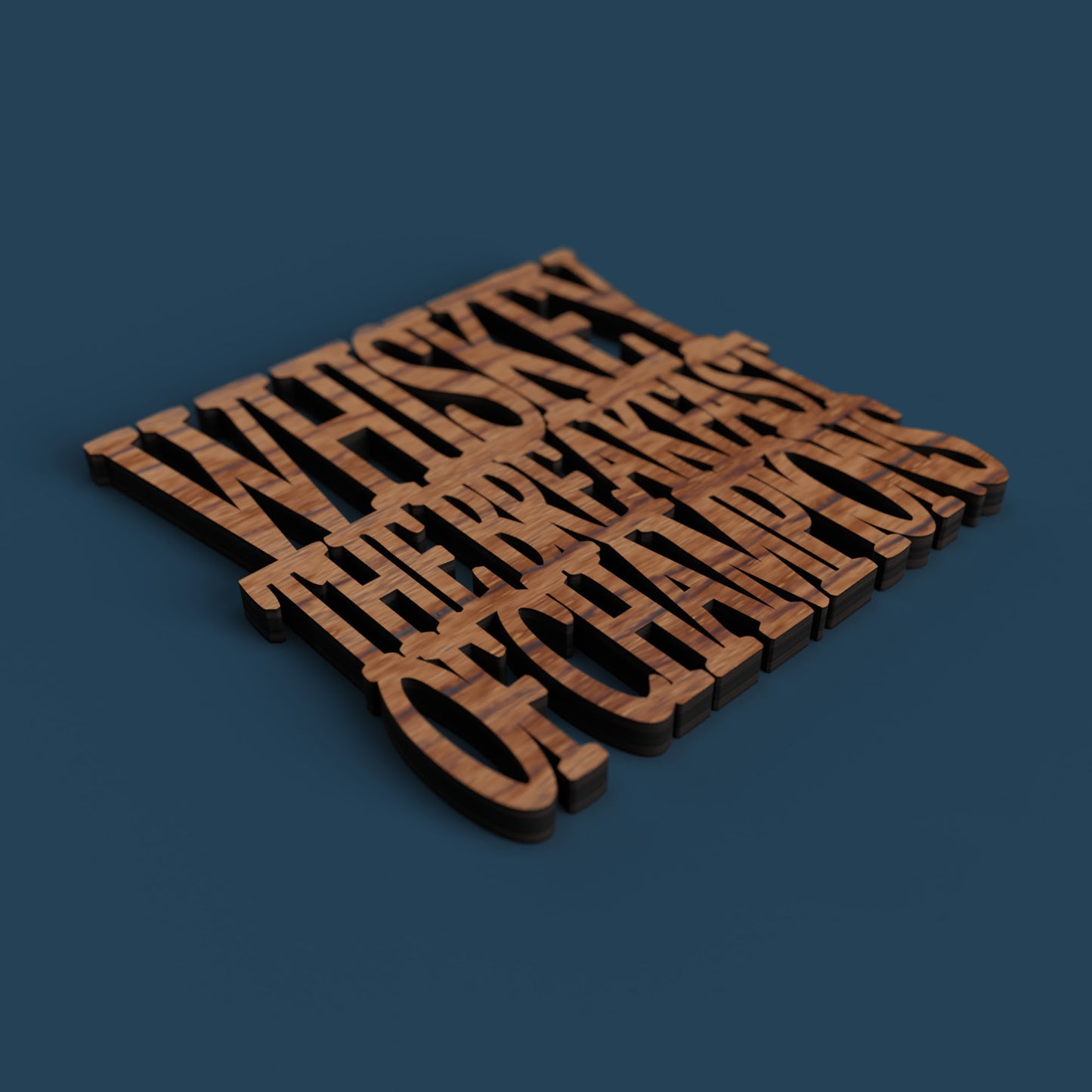 Whiskey Coasters - Laser Cut File - svg dxf pdf eps ai The X Laser Files