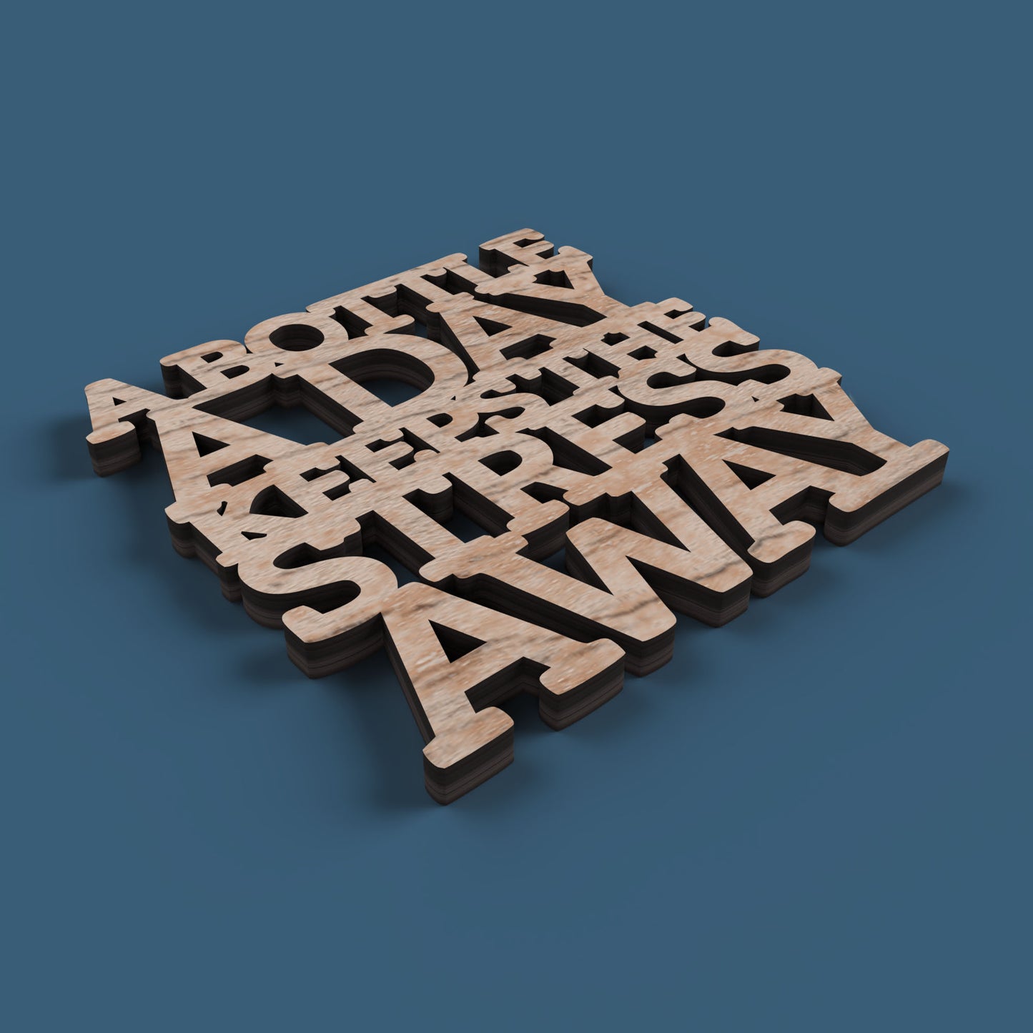 Wine Dine and Unwind Coasters - Laser Cut File - svg dxf pdf eps ai The X Laser Files