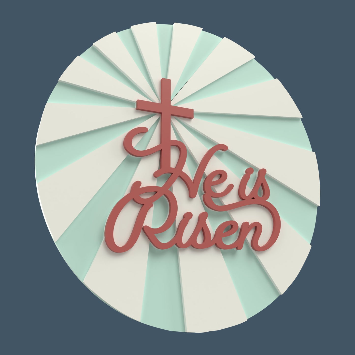 He is Risen Sign -Laser Cut File - The X Laser Files