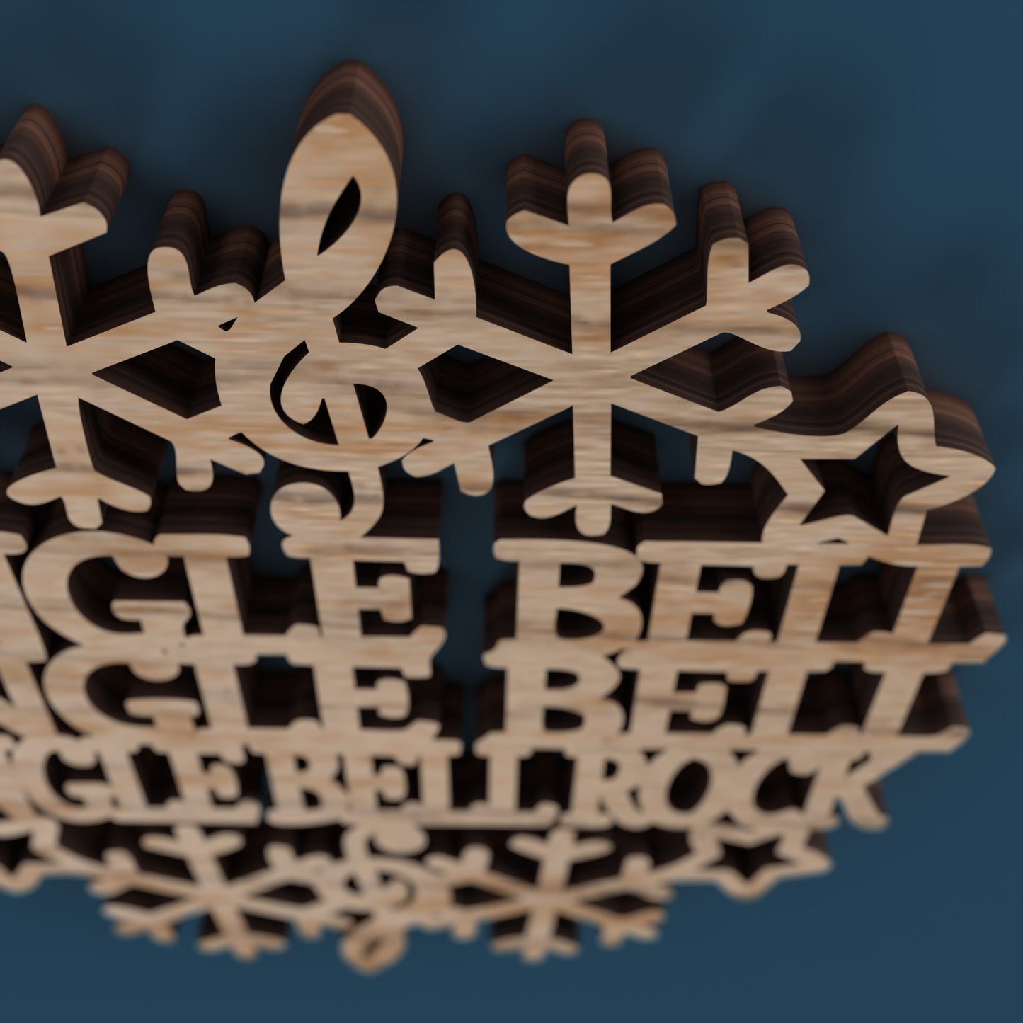 Christmas Songs Coasters and Ornaments -Laser Cut File - The X Laser Files