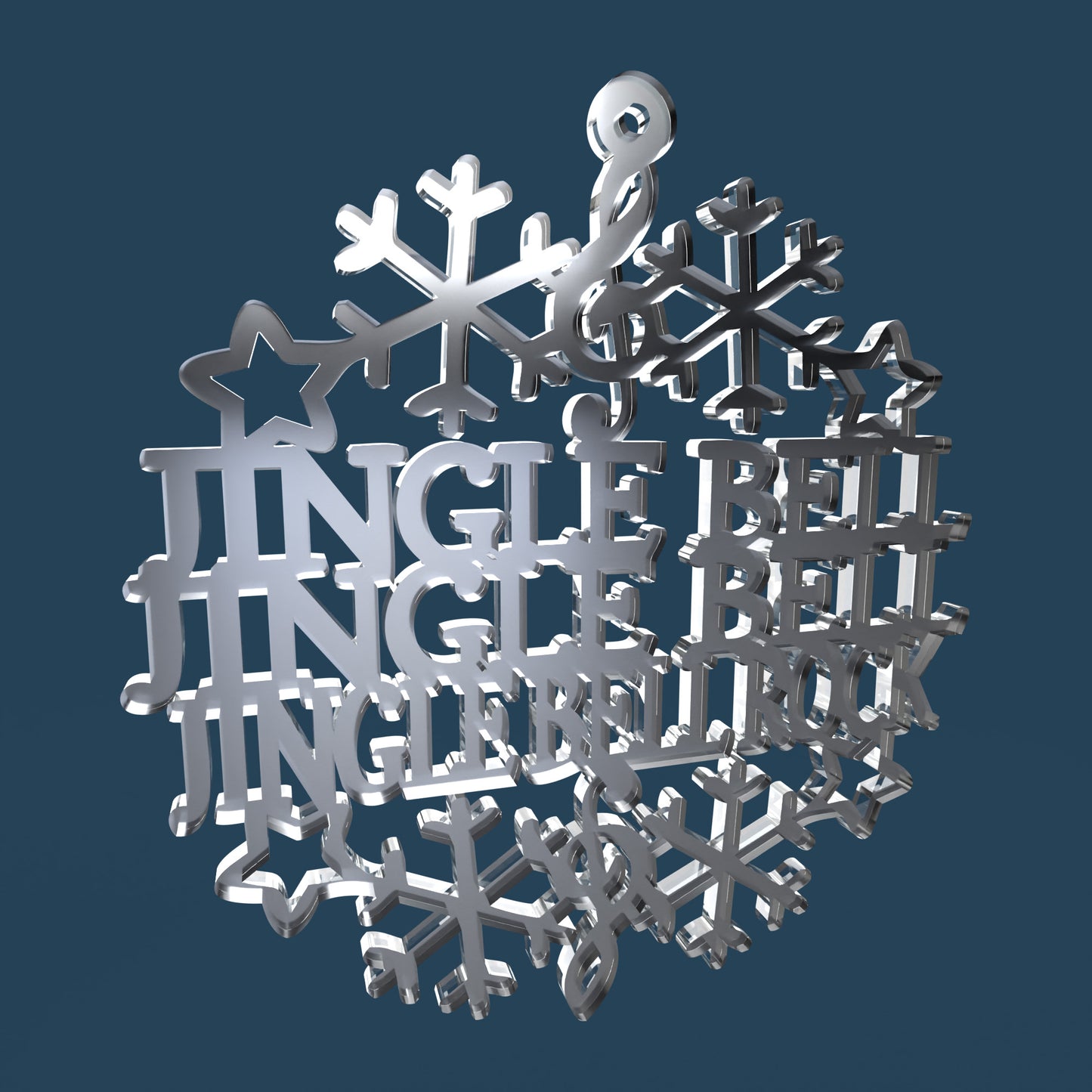 Christmas Songs Coasters and Ornaments -Laser Cut File - The X Laser Files