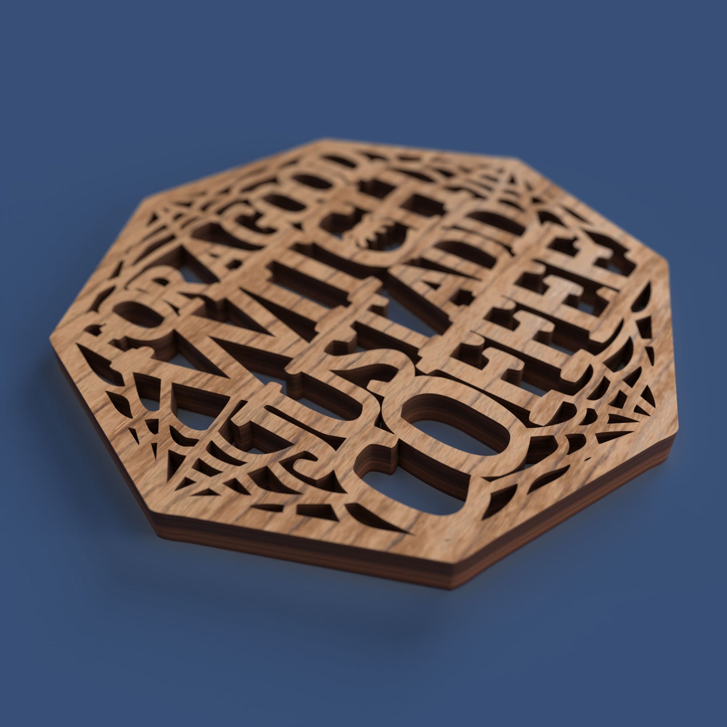Halloween Coffee Coasters - Laser cut vector file