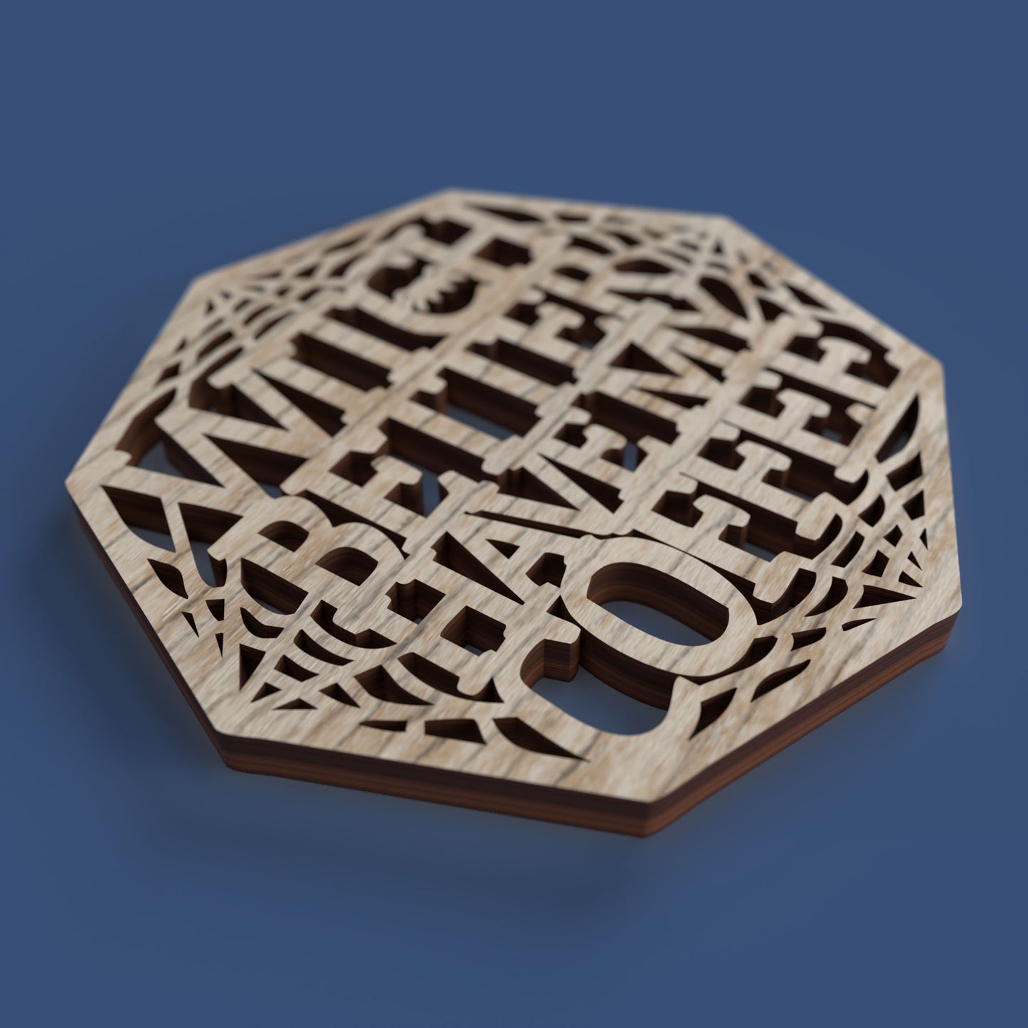 Halloween Coffee Coasters - Laser cut vector file
