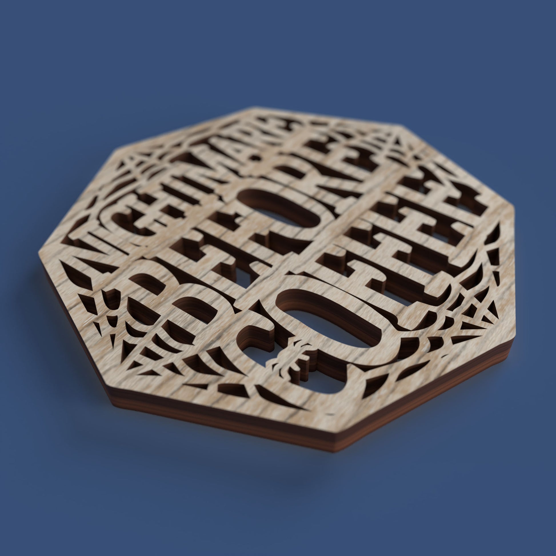 Halloween Coffee Coasters -Laser Cut File - The X Laser Files