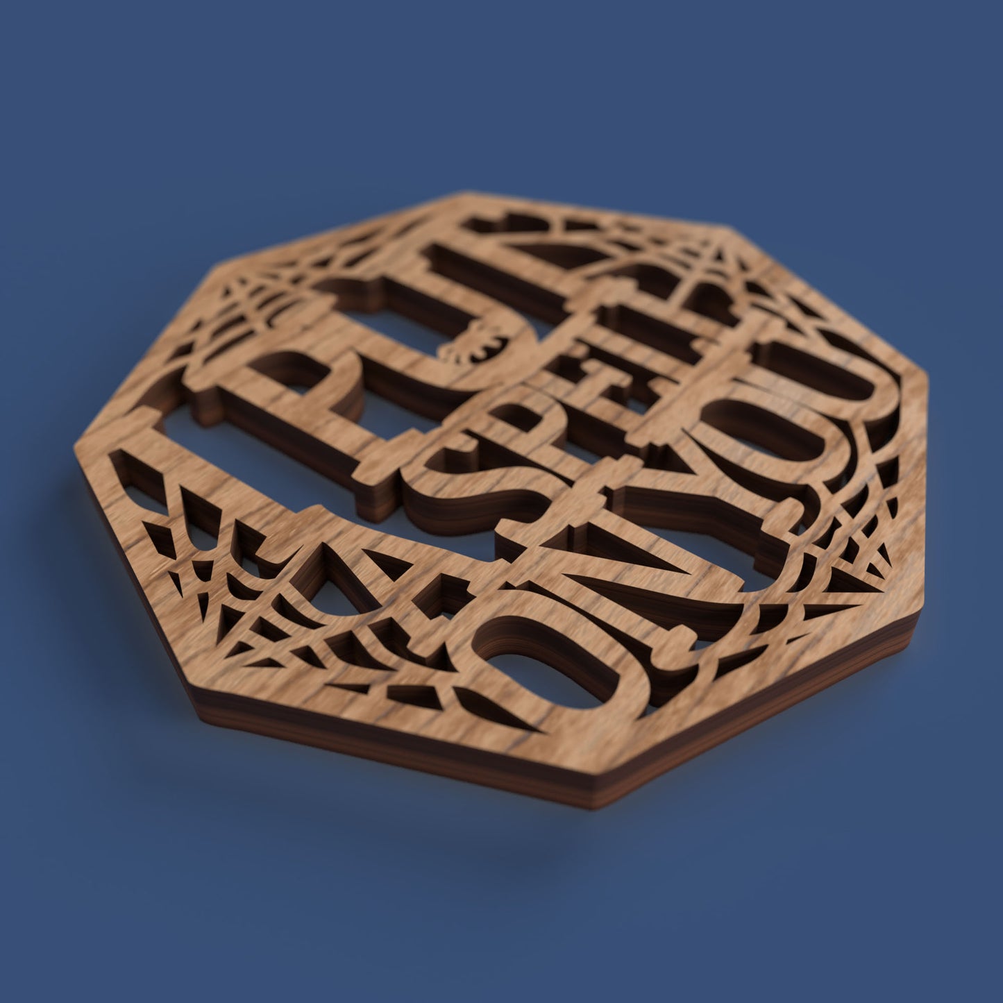 Halloween Coffee Coasters - Laser cut vector file