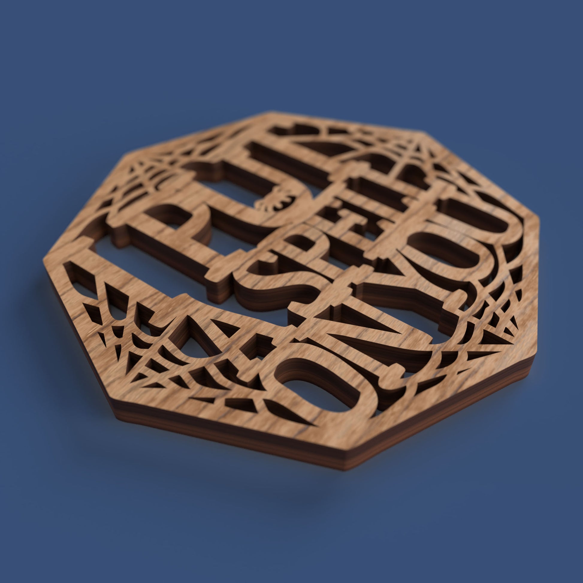 Halloween Coffee Coasters -Laser Cut File - The X Laser Files