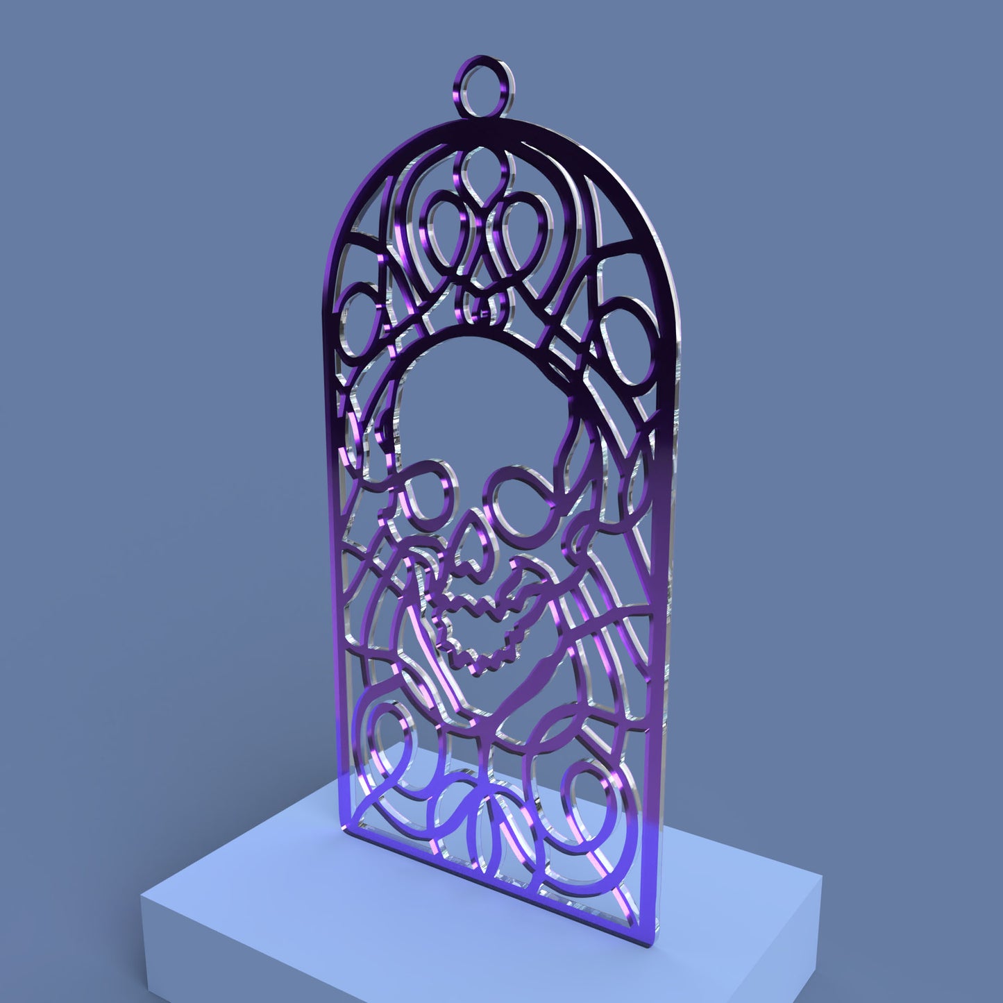 Halloween Skull Decor - Laser cut vector file