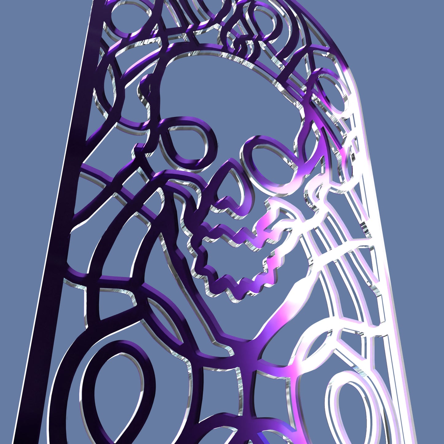 Halloween Skull Decor - Laser cut vector file