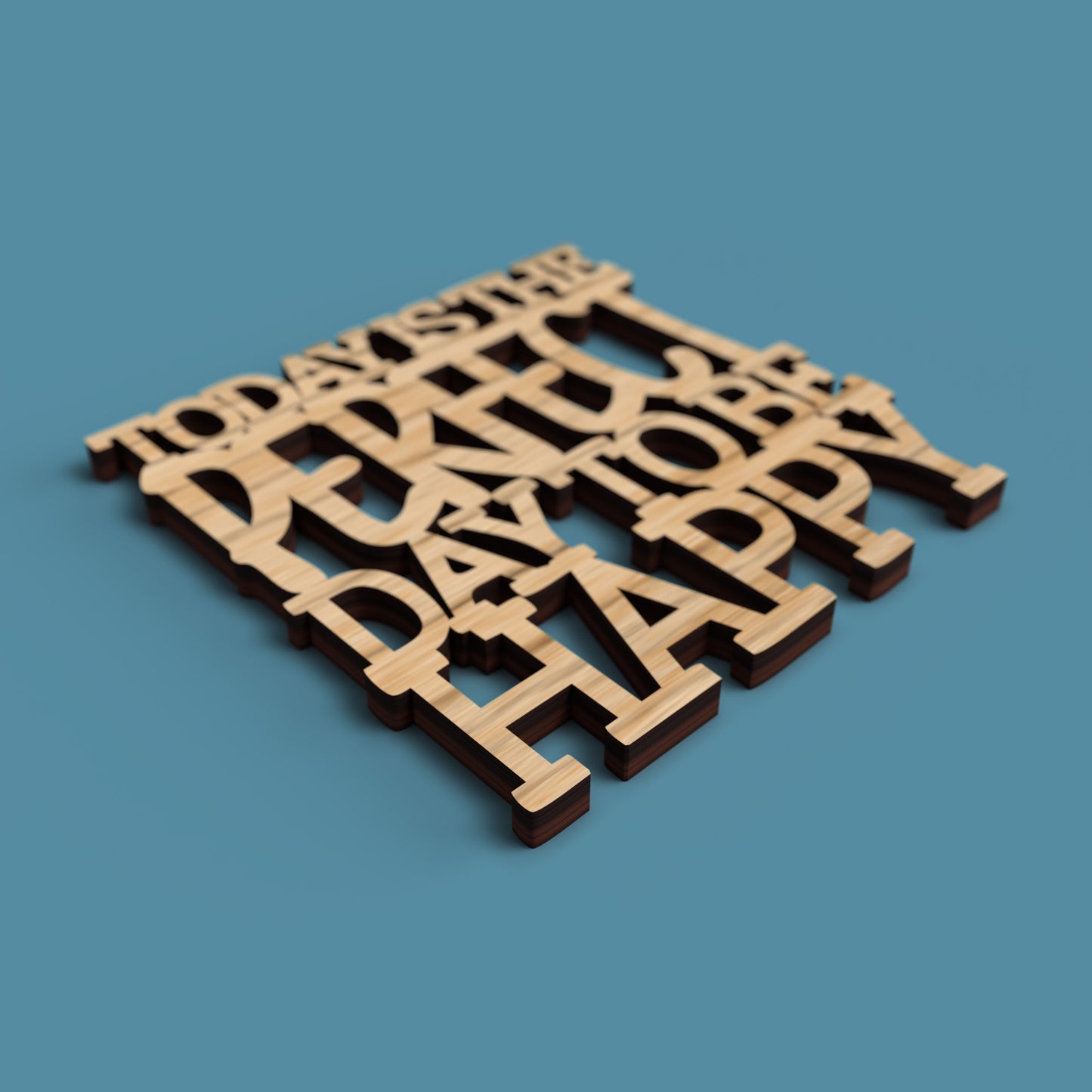 Positive Coasters -Laser Cut File - The X Laser Files