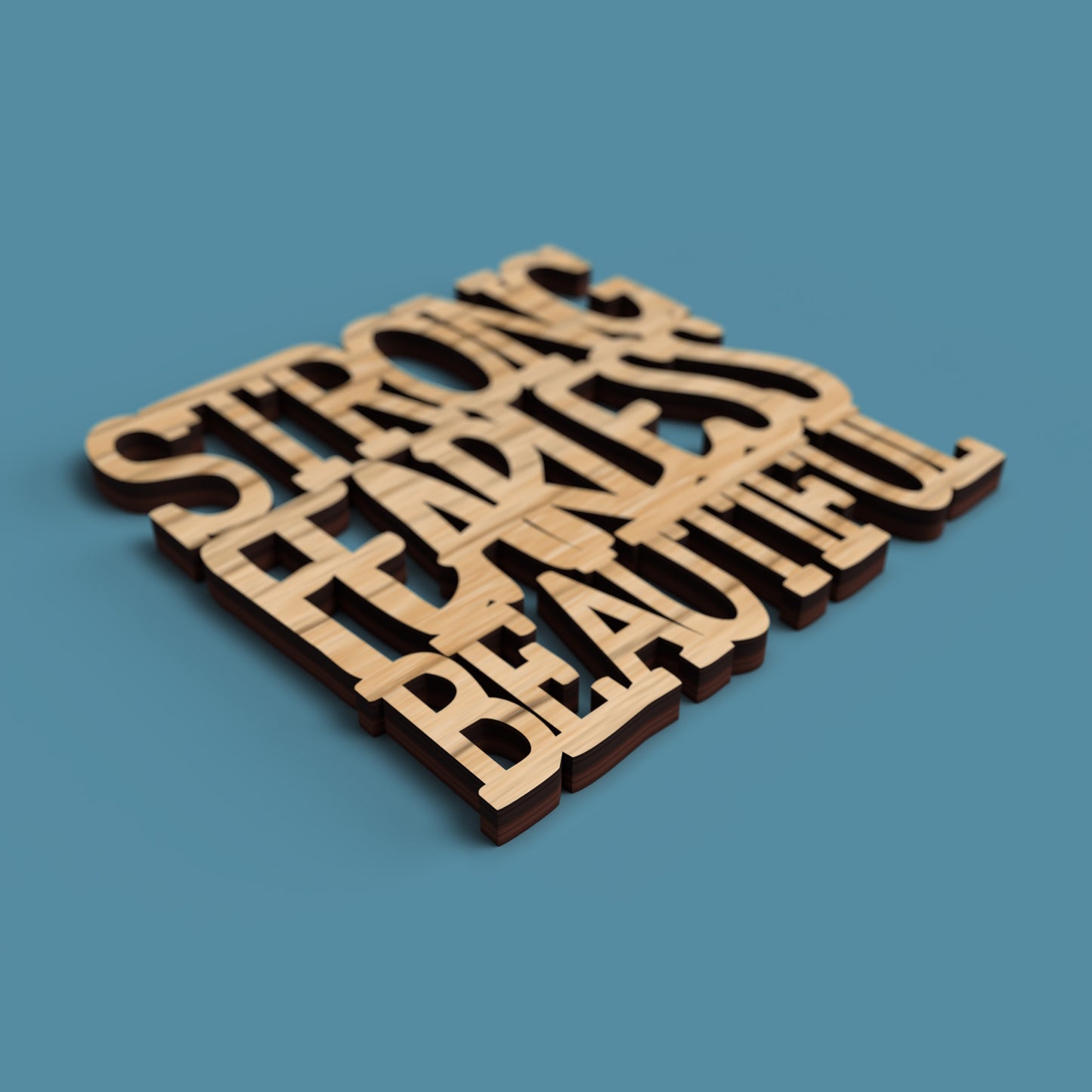 Positive Coasters -Laser Cut File - The X Laser Files