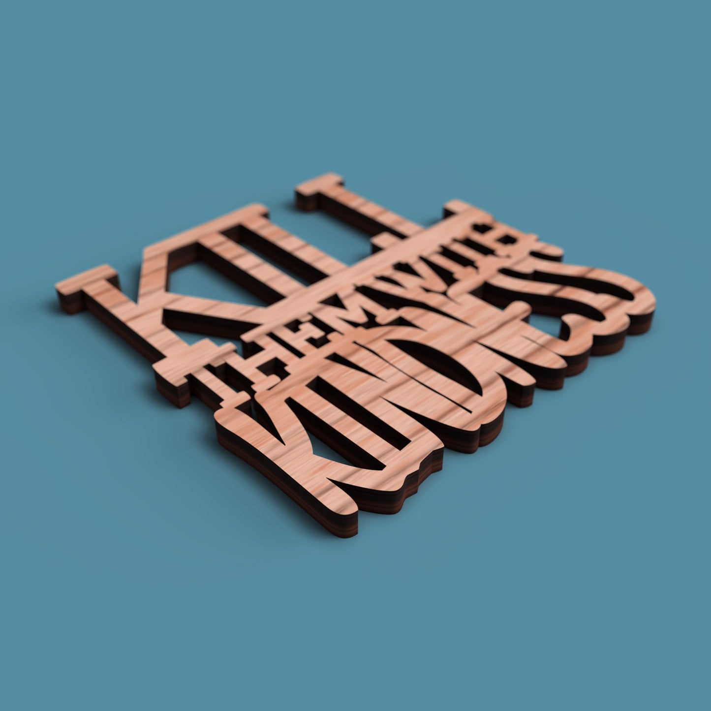 Positive Coasters -Laser Cut File - The X Laser Files