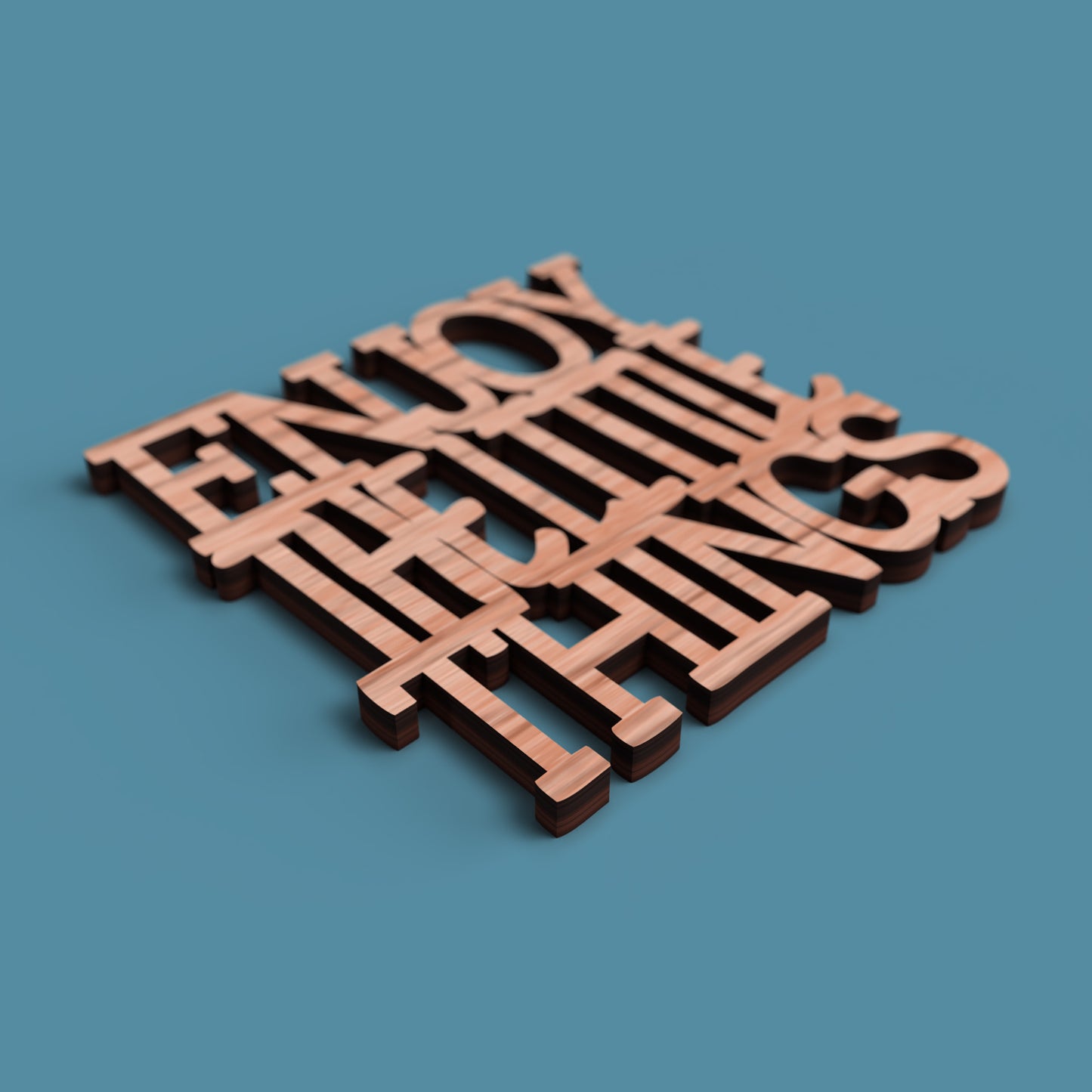 Positive Coasters -Laser Cut File - The X Laser Files