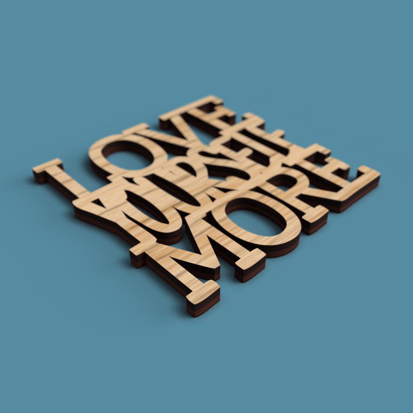 Positive Coasters -Laser Cut File - The X Laser Files