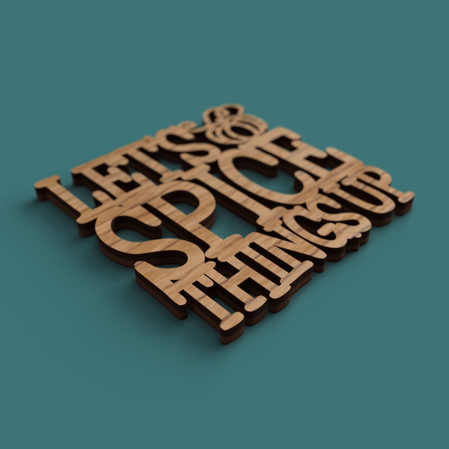 Pumpkin Spice Coasters - Laser cut vector file
