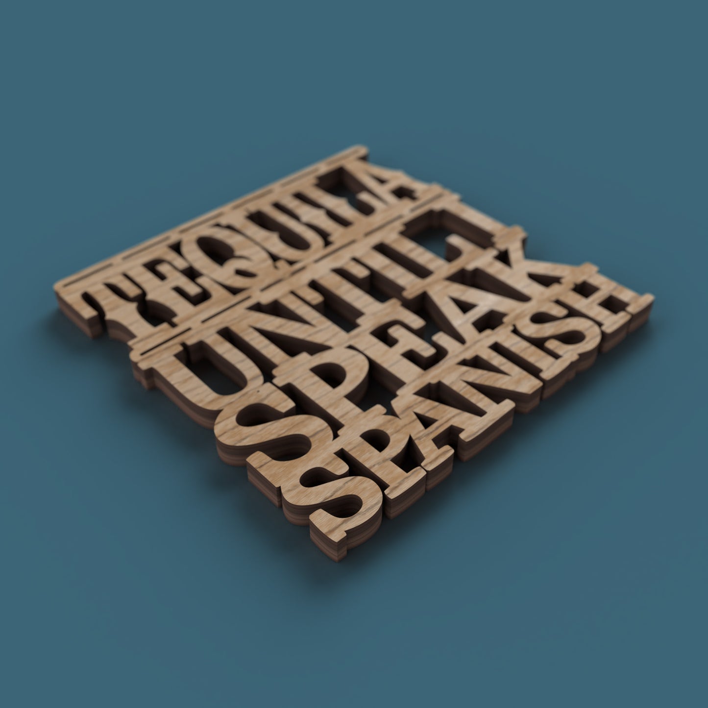 Tequila Coasters -Laser Cut File - The X Laser Files