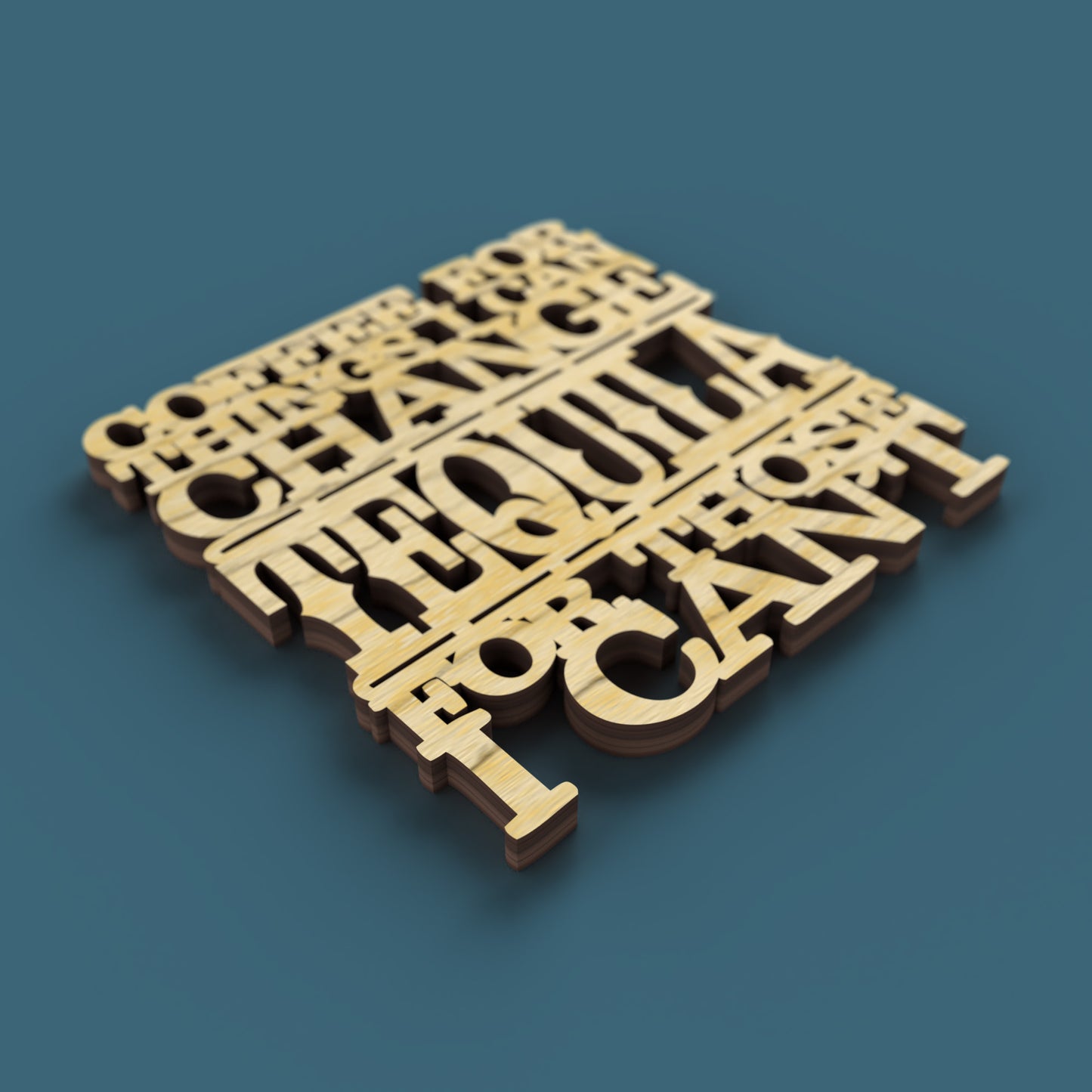 Tequila Coasters -Laser Cut File - The X Laser Files