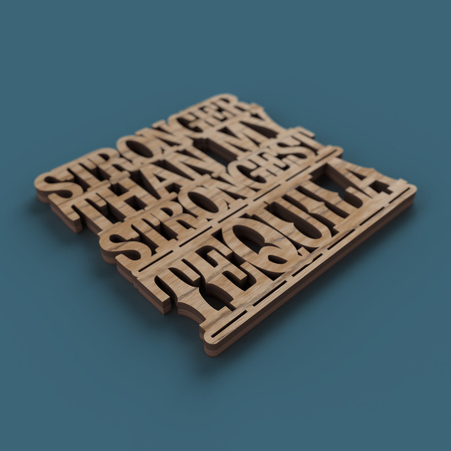 Tequila Coasters -Laser Cut File - The X Laser Files