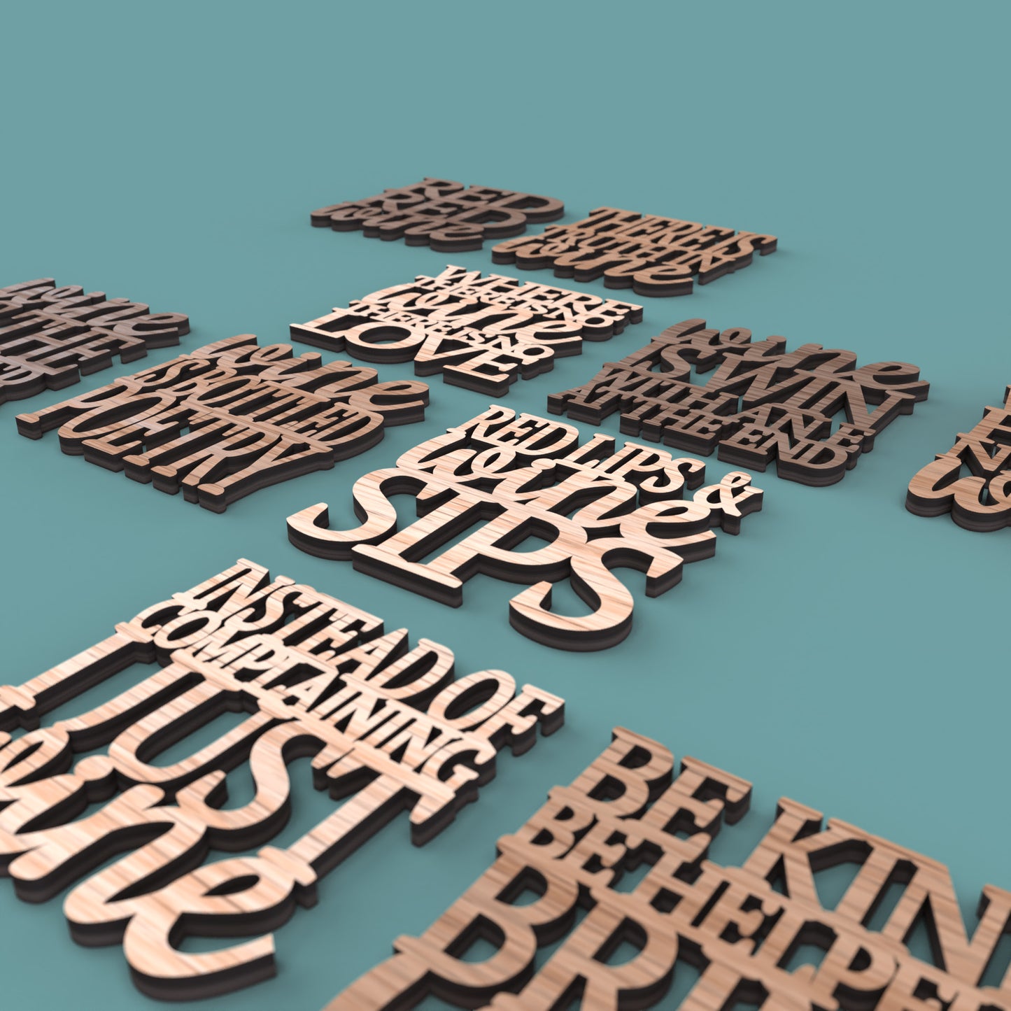 Wine Coasters -Laser Cut File - The X Laser Files