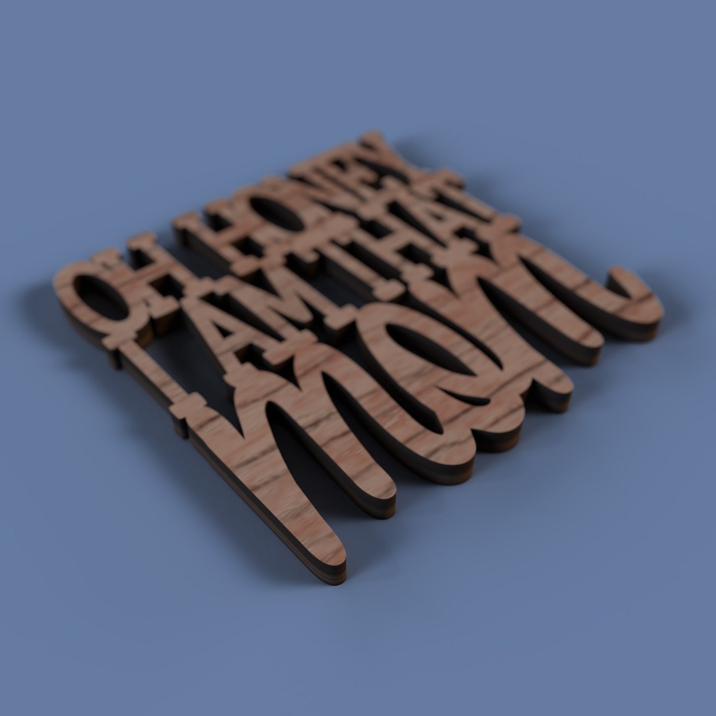 Mom Coasters - Laser cut vector file