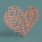 1 John 4:7-8 Heart