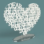 1 John 4:7-8 Heart