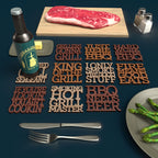 Barbecue Coasters -Laser Cut File - The X Laser Files